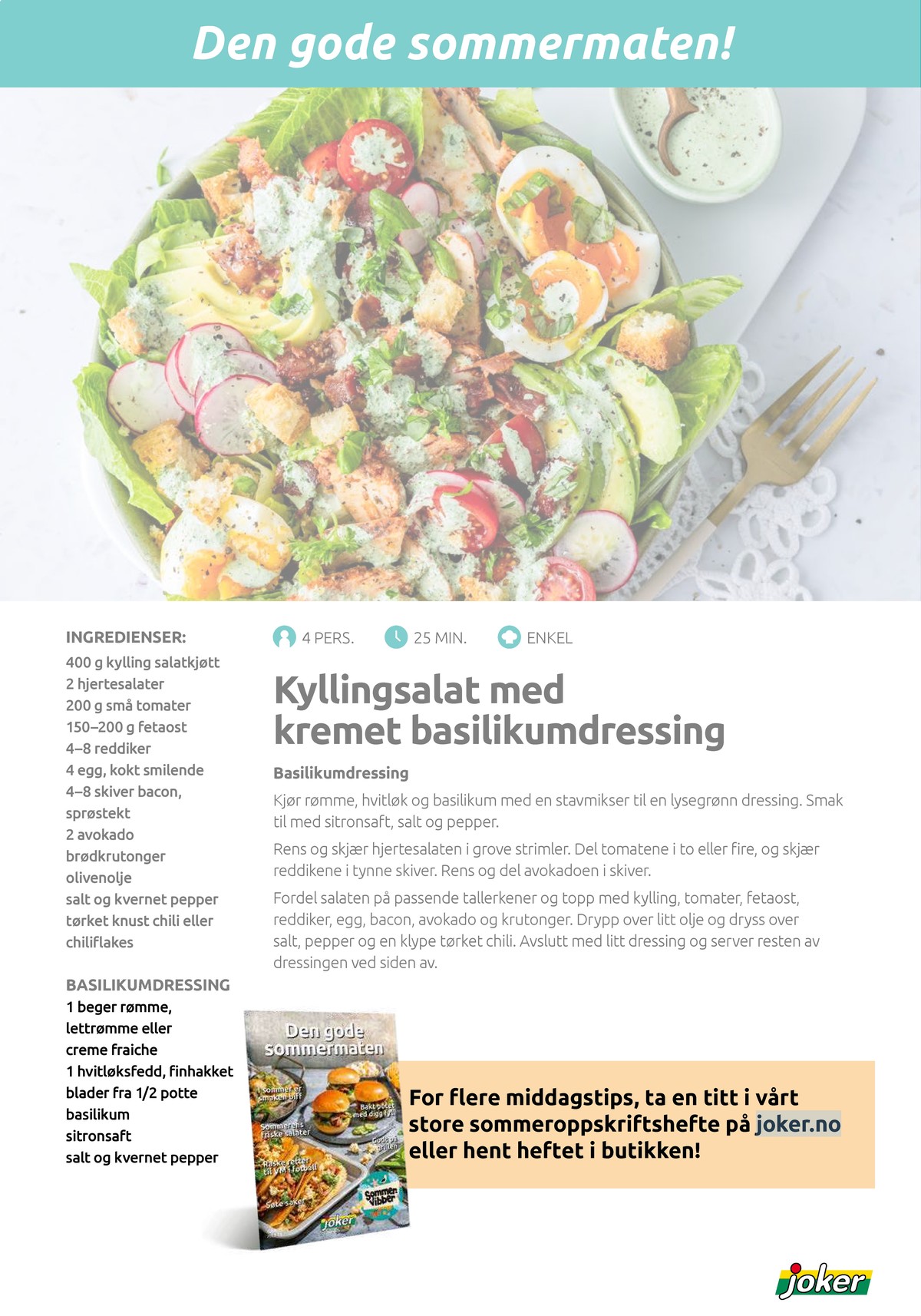 Se Joker kundeavis for uge 27 på Tilbudsuken.no. Se gode tilbud på mange varer. Les kundeavisen her! Side 20
