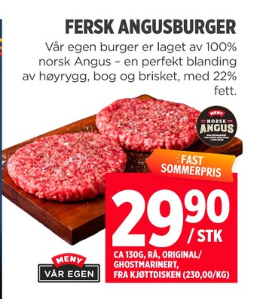 Ukjent, Burger
