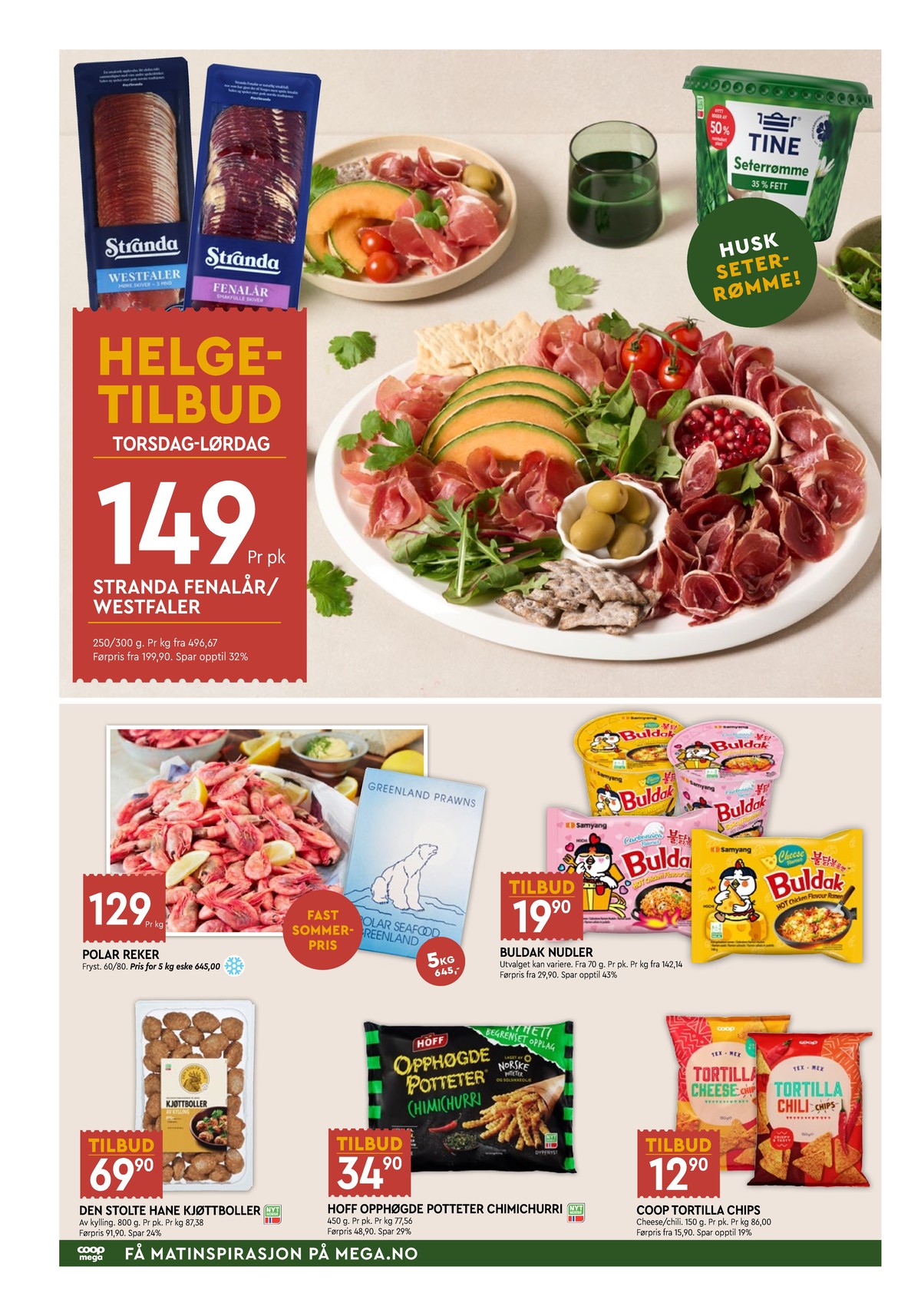Se Coop Mega kundeavis for uke 28 på Tilbudsuken.no. Se gode tilbud på mange varer, f.eks. fenalår stranda eller westfaler stranda. Les kundeavisen her! Side 2