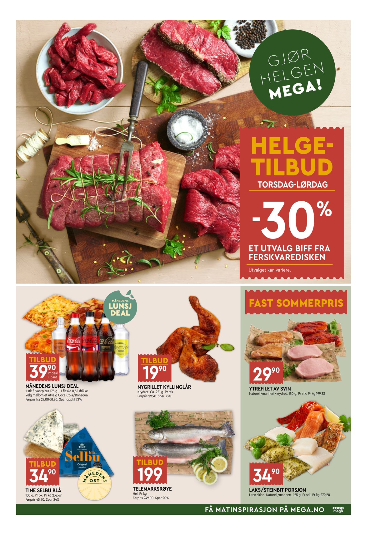 Se Coop Mega kundeavis for uke 28 på Tilbudsuken.no. Se gode tilbud på mange varer, f.eks. delikatesse coop eller andre varer. Les kundeavisen her! Side 5