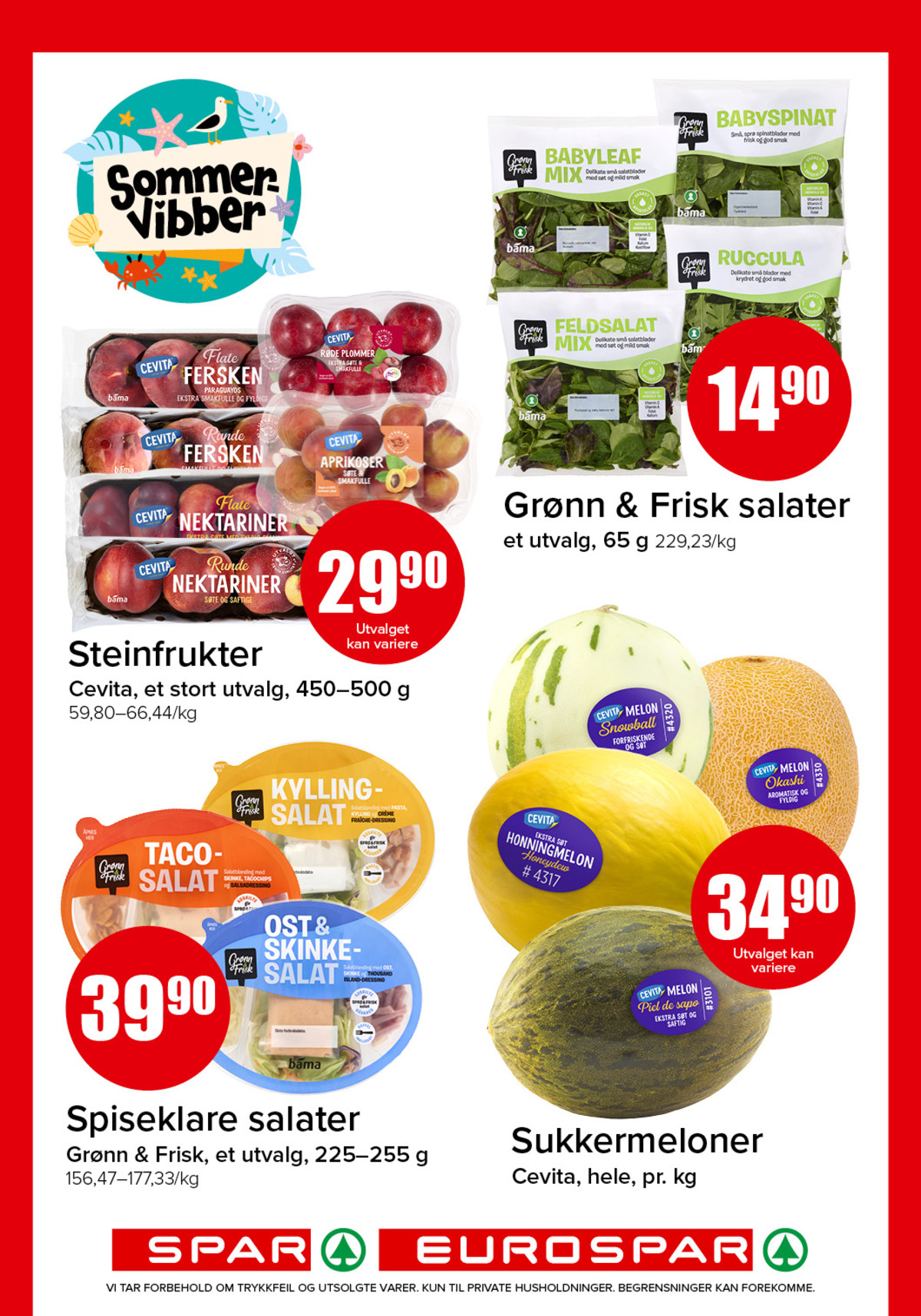 Se Spar - Eurospar kundeavis for uke 28 på Tilbudsuken.no. Se gode tilbud på mange varer, f.eks. salat grønn og frisk eller fersken cevita. Les kundeavisen her! Side 3