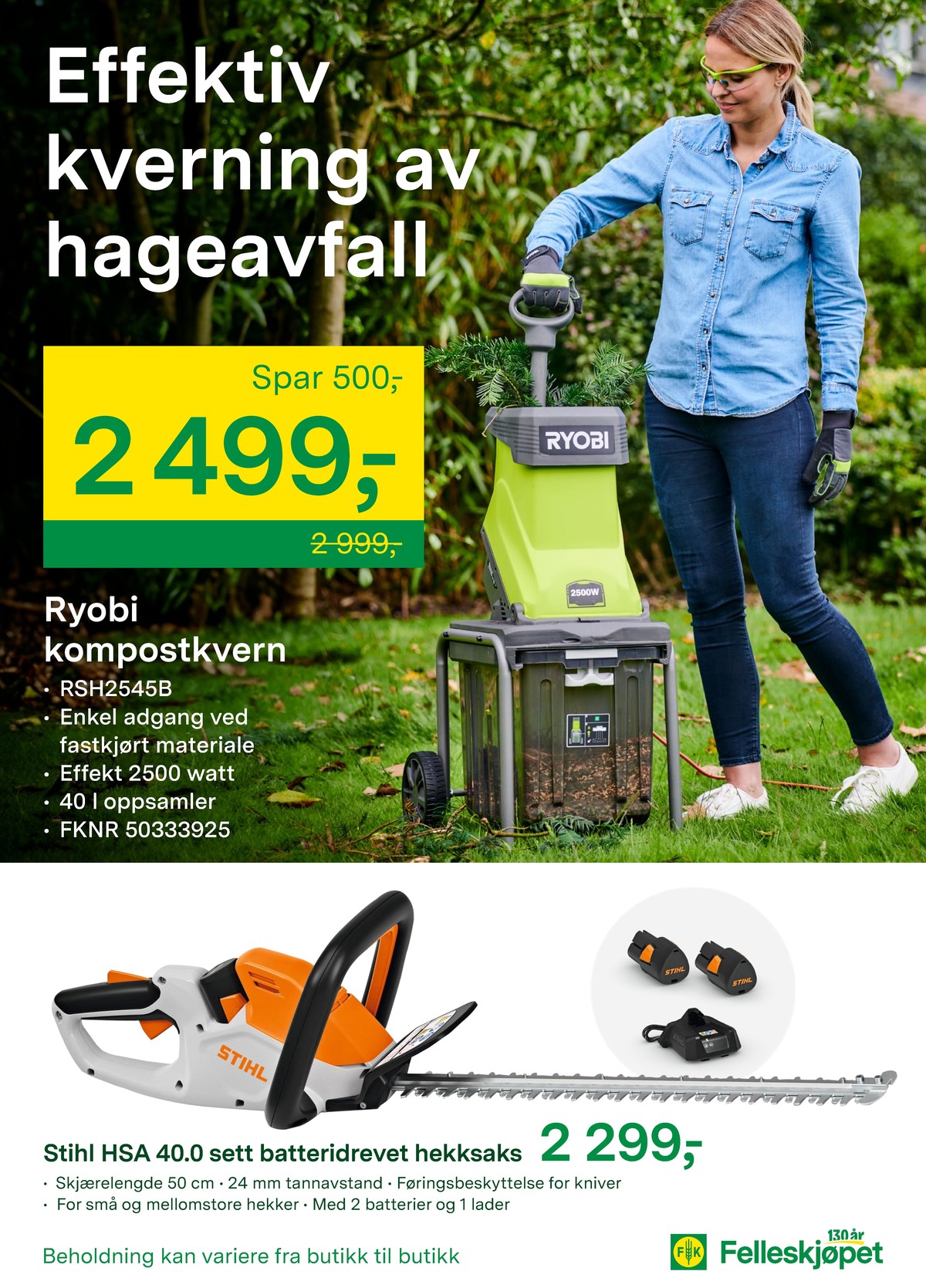 Se Felleskjøpet kundeavis for uge 28 på Tilbudsuken.no. Se gode tilbud på mange varer. Les kundeavisen her! Side 2