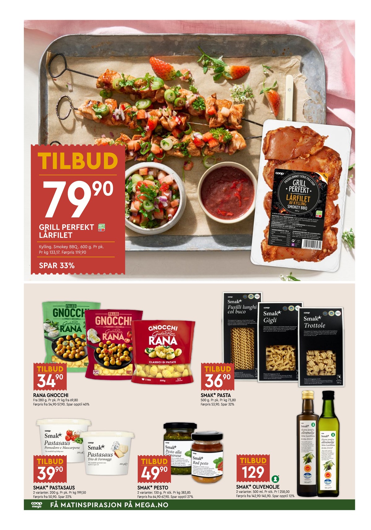 Se Coop Mega kundeavis for uke 29 på Tilbudsuken.no. Se gode tilbud på mange varer, f.eks. kyllinglårfilet coop eller andre varer. Les kundeavisen her! Side 2