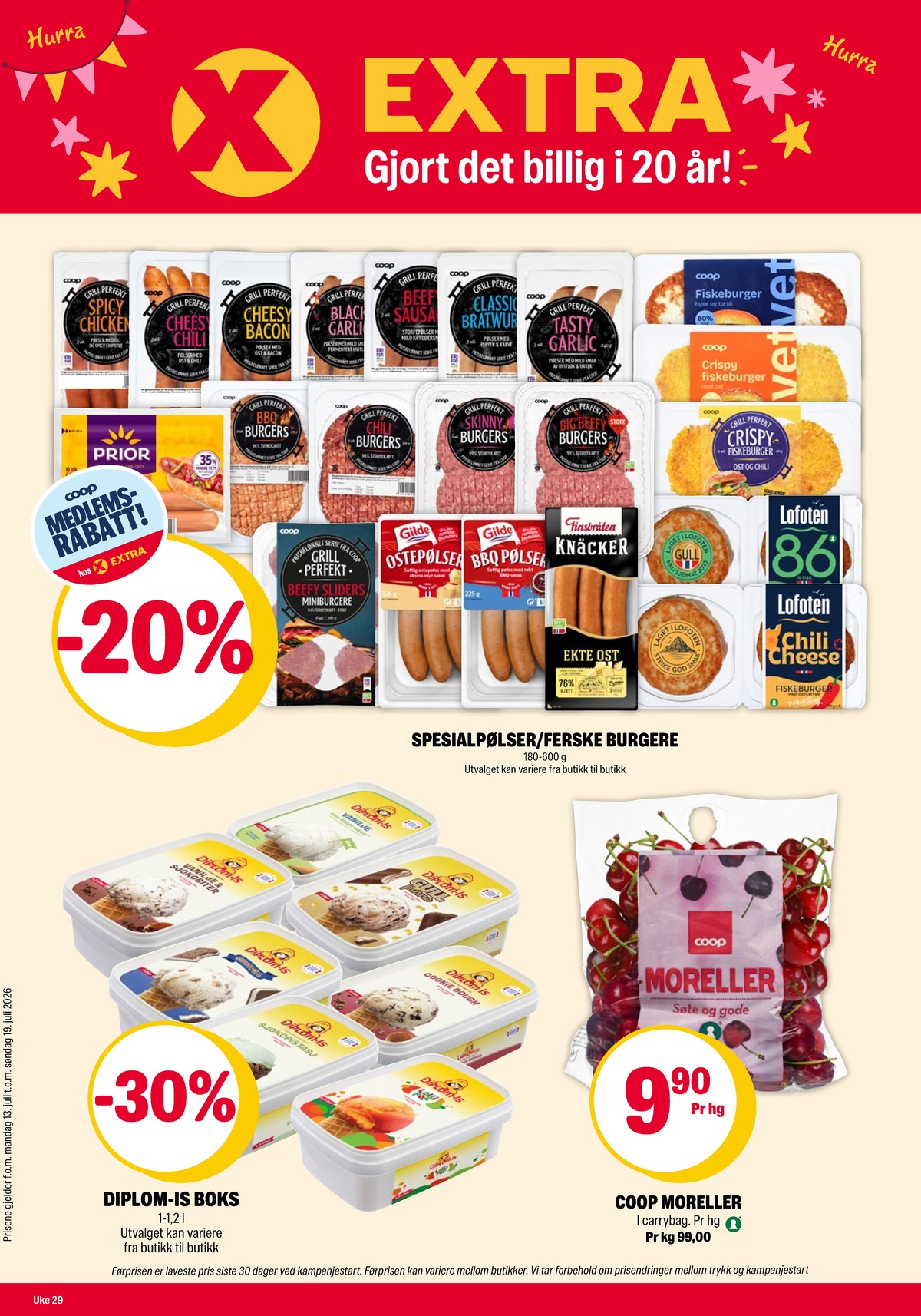 Se Coop Extra kundeavis for uge 29 på Tilbudsuken.no. Se gode tilbud på mange varer. Les kundeavisen her! Side 1