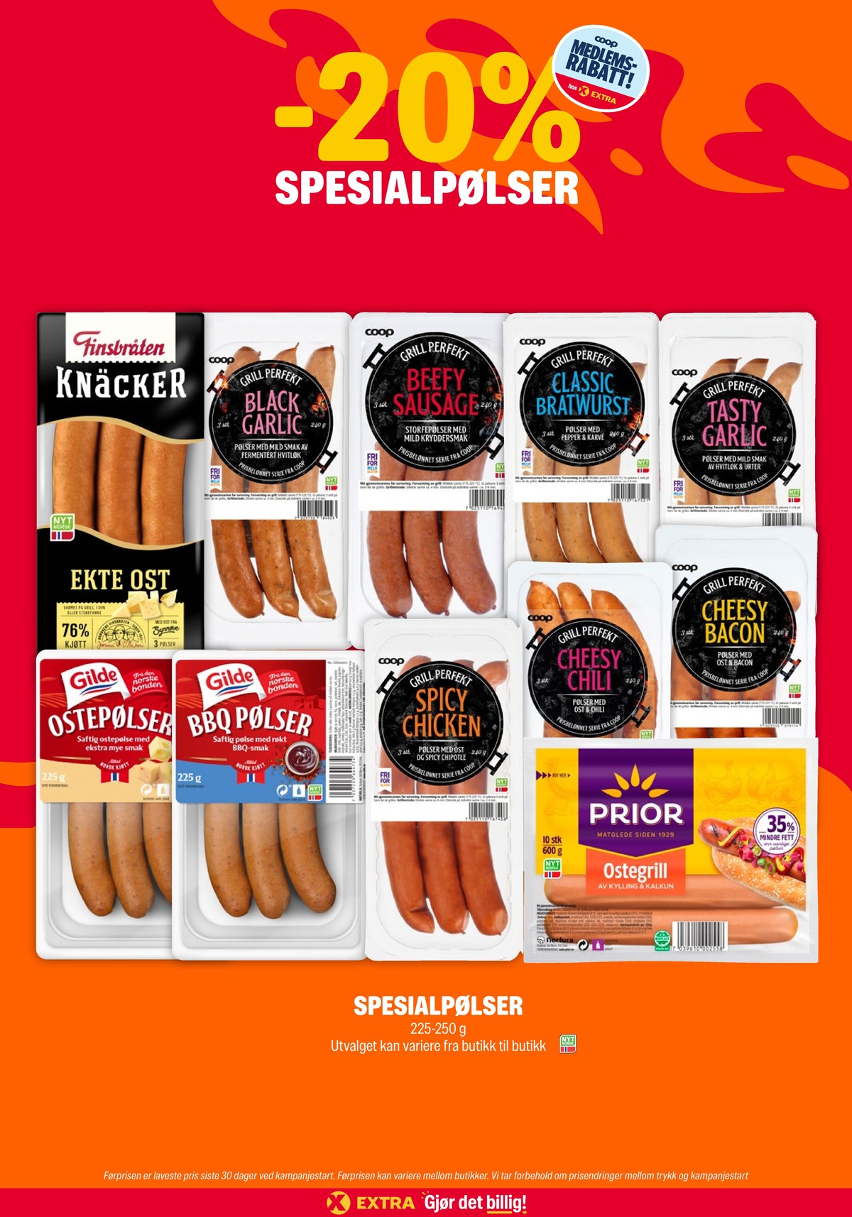 Se Coop Extra kundeavis for uke 29 på Tilbudsuken.no. Se gode tilbud på mange varer, f.eks. black garlicpølse coop eller beefy sausage coop. Les kundeavisen her! Side 13