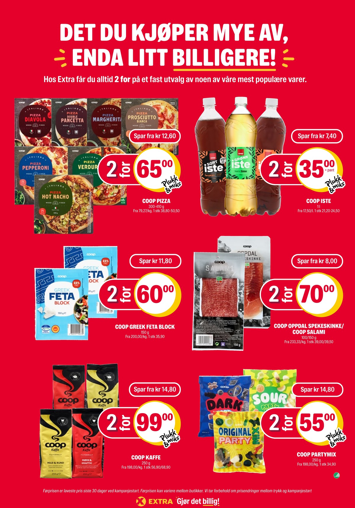 Se Coop Extra kundeavis for uge 29 på Tilbudsuken.no. Se gode tilbud på mange varer. Les kundeavisen her! Side 32