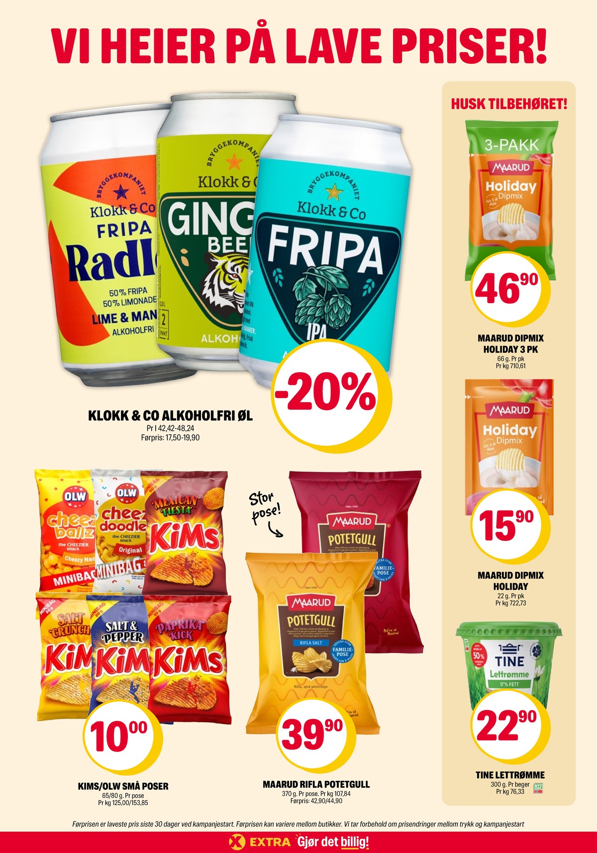 Se Coop Extra kundeavis for uke 29 på Tilbudsuken.no. Se gode tilbud på mange varer, f.eks. holiday dipmix maarud eller holiday dipmix maarud. Les kundeavisen her! Side 8