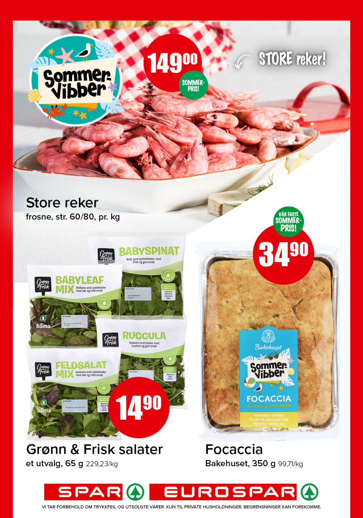 Se Spar - Eurospar kundeavis for uke 29 på Tilbudsuken.no. Se gode tilbud på mange varer, f.eks. reker ukjent eller focaccia bakehuset. Les kundeavisen her! Side 6