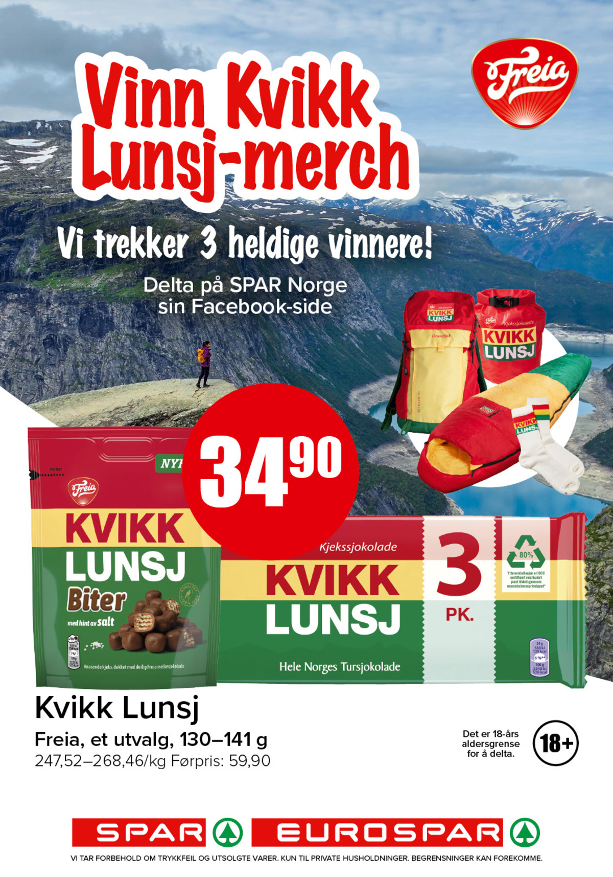 Se Spar - Eurospar kundeavis for uke 29 på Tilbudsuken.no. Se gode tilbud på mange varer, f.eks. biter sjokolade kvikk lunsj eller sjokoladebar kvikk lunsj. Les kundeavisen her! Side 10