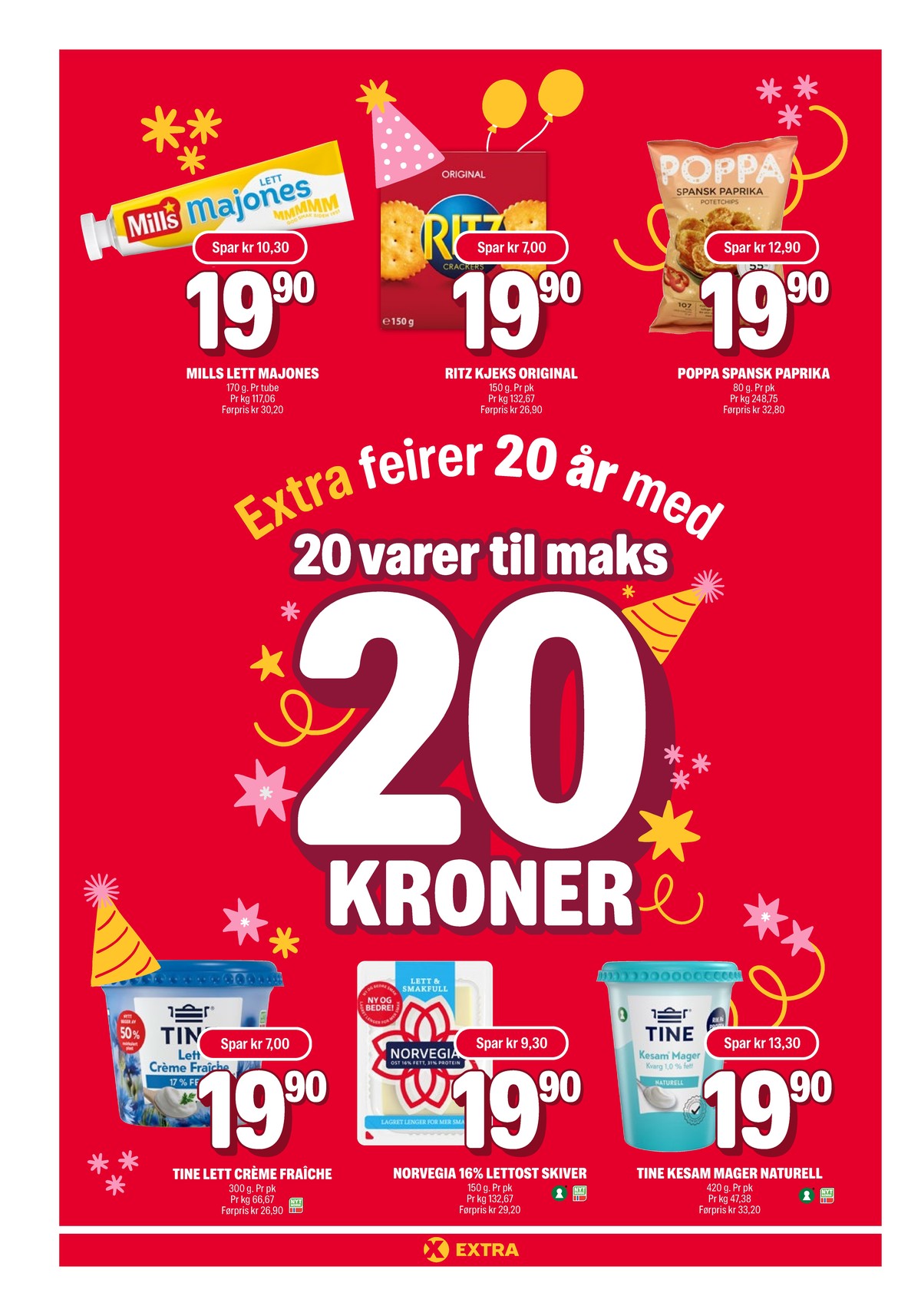 Se Coop Extra kundeavis for uke 3 på Tilbudsuken.no. Se gode tilbud på mange varer, f.eks. lett majones mills eller kjeks original ritz crackers. Les kundeavisen her! Side 2