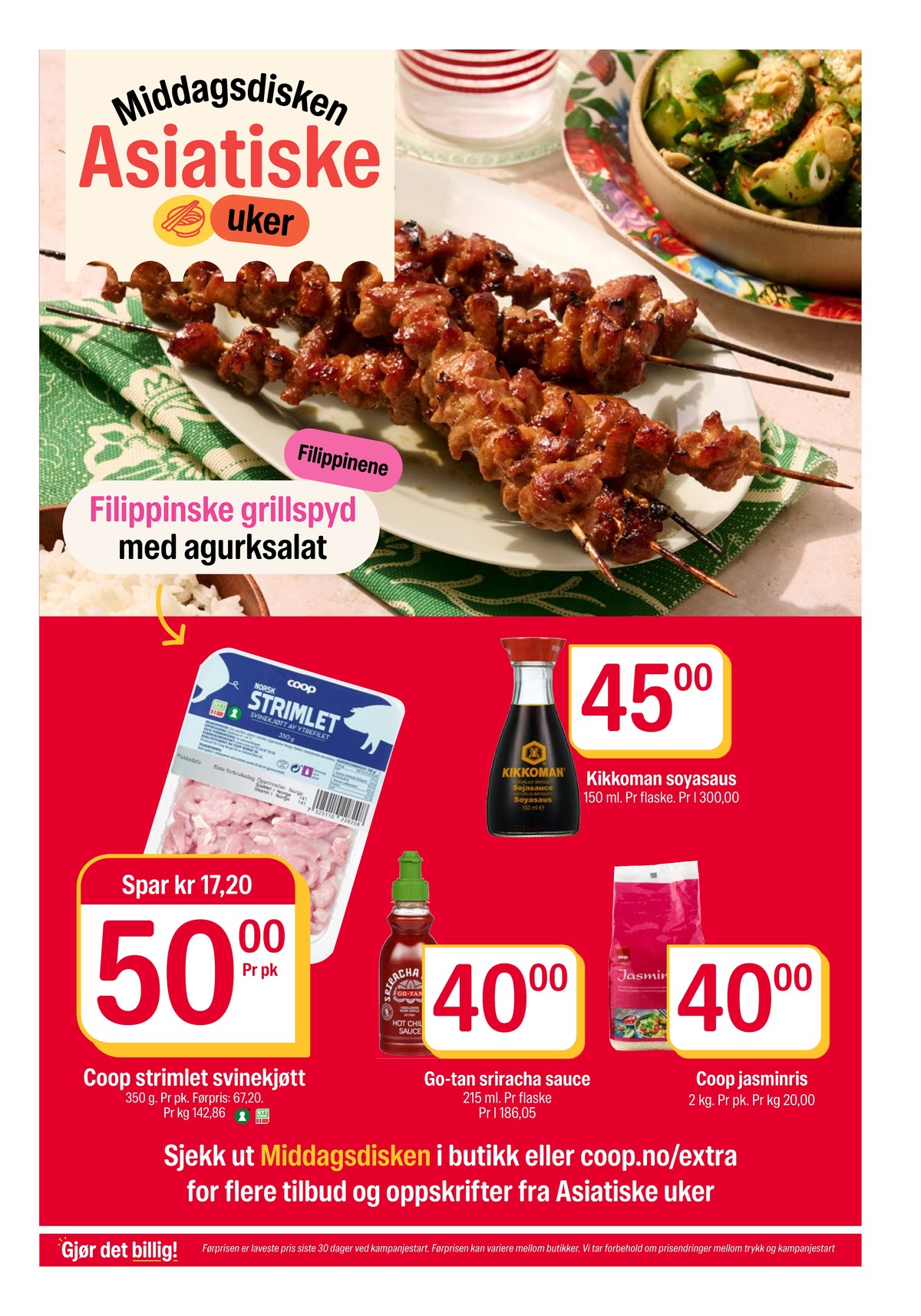 Se Coop Extra kundeavis for uke 3 på Tilbudsuken.no. Se gode tilbud på mange varer, f.eks. svinekjøtt coop eller soyasauce kikkoman. Les kundeavisen her! Side 12