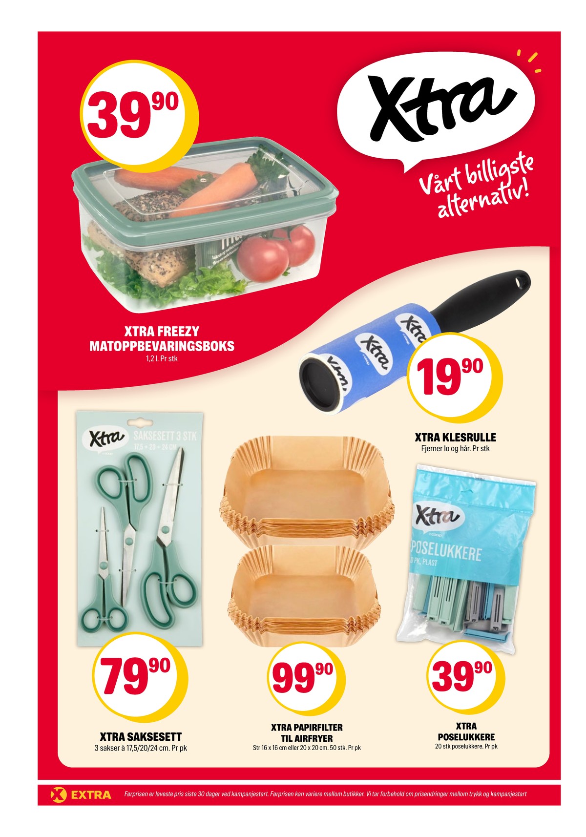 Se Coop Extra kundeavis for uke 3 på Tilbudsuken.no. Se gode tilbud på mange varer, f.eks. matoppbevaring xtra eller saksesett xtra. Les kundeavisen her! Side 19