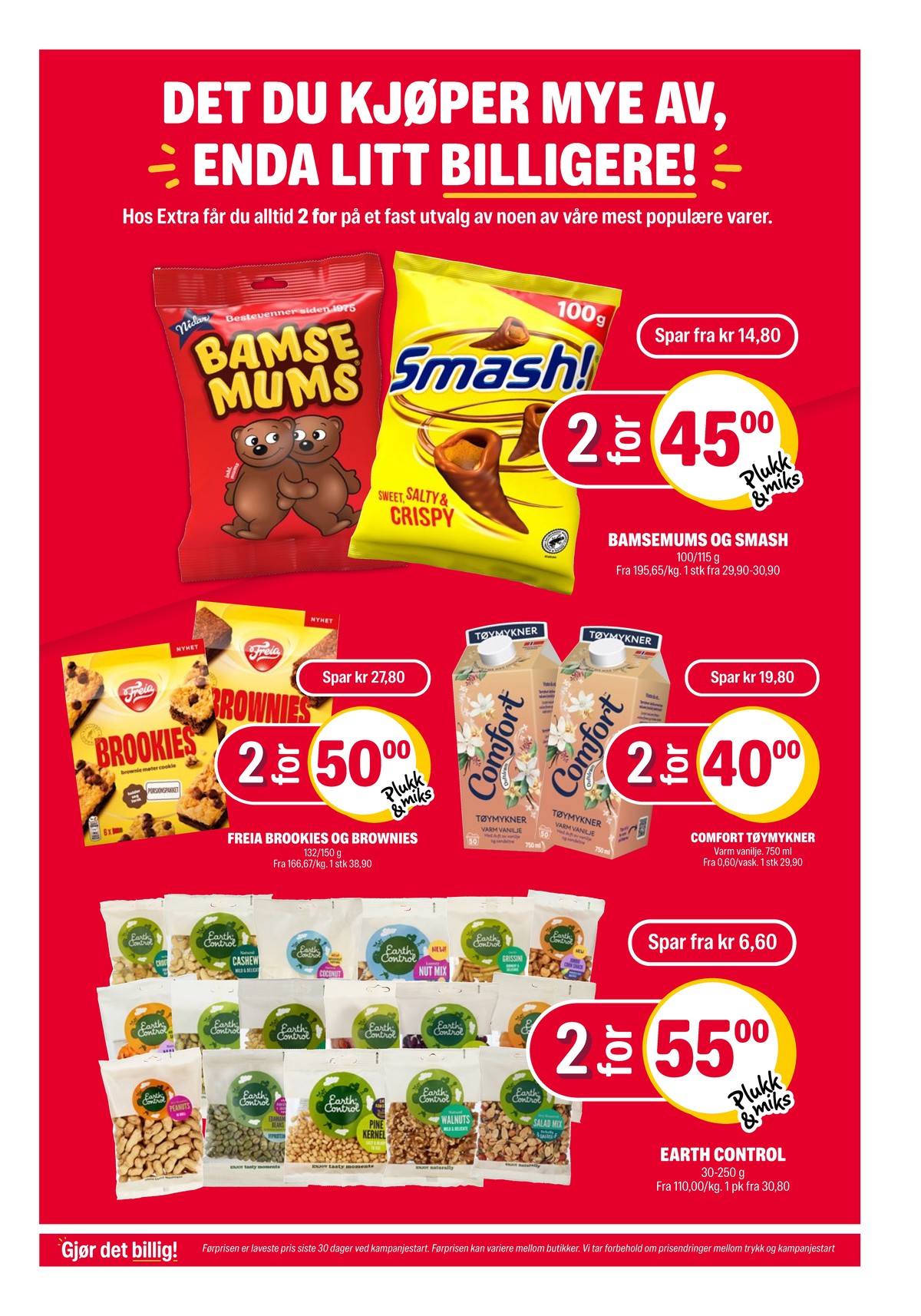 Se Coop Extra kundeavis for uke 3 på Tilbudsuken.no. Se gode tilbud på mange varer, f.eks. sjokoladepose bamsemums eller sjokoladepose smash!. Les kundeavisen her! Side 20