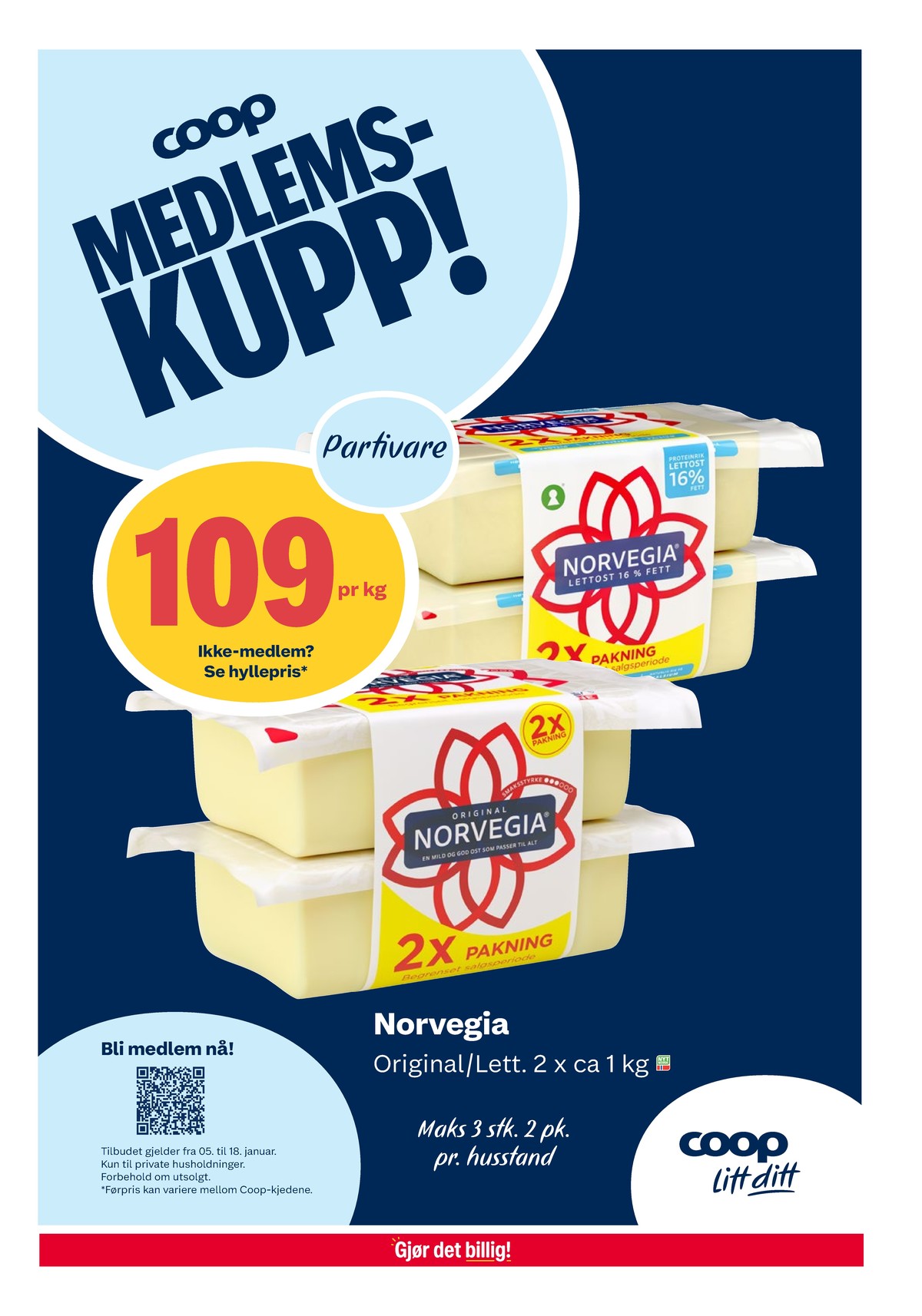 Se Coop Extra kundeavis for uke 3 på Tilbudsuken.no. Se gode tilbud på mange varer, f.eks. skæreost lett 16% norvegia eller skæreost original norvegia. Les kundeavisen her! Side 4