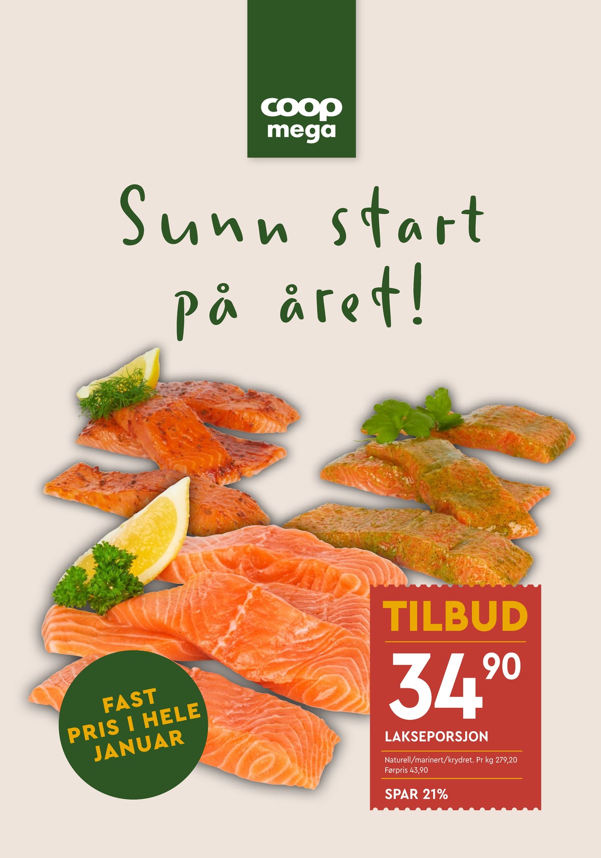 Se Coop Mega kundeavis for uke 3 på Tilbudsuken.no. Se gode tilbud på mange varer, f.eks. laksefilet ukjent eller andre varer. Les kundeavisen her! Side 11