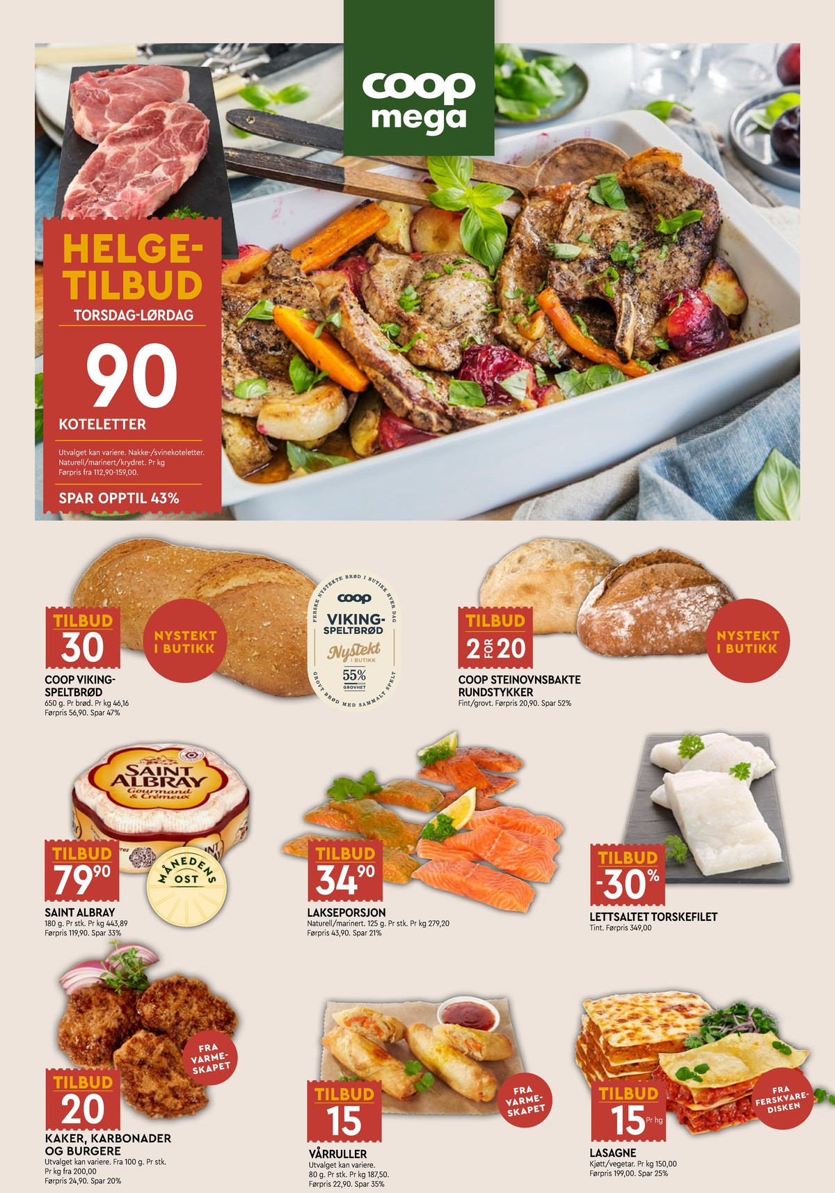 Se Coop Mega kundeavis for uke 3 på Tilbudsuken.no. Se gode tilbud på mange varer, f.eks. brød coop eller andre varer. Les kundeavisen her! Side 9