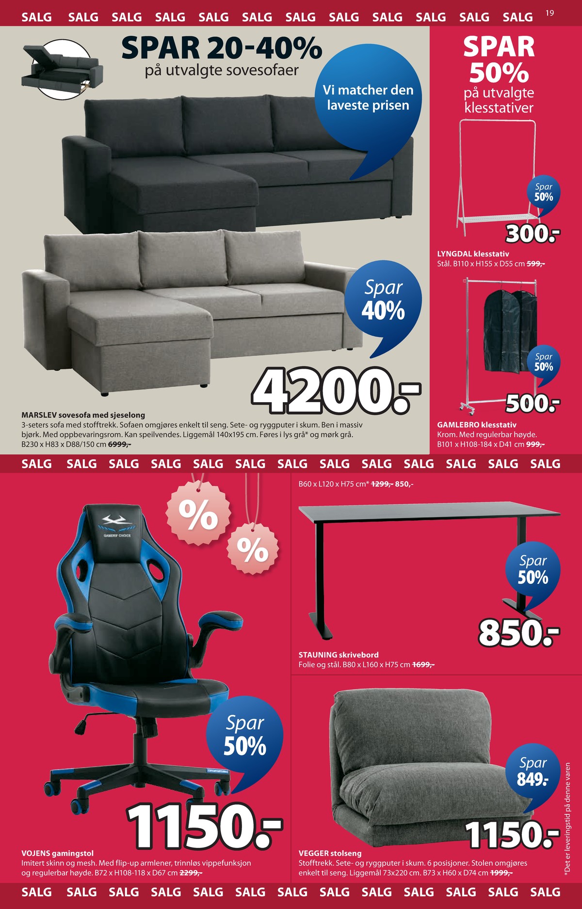 Se JYSK kundeavis for uge 3 på Tilbudsuken.no. Se gode tilbud på mange varer. Les kundeavisen her! Side 20