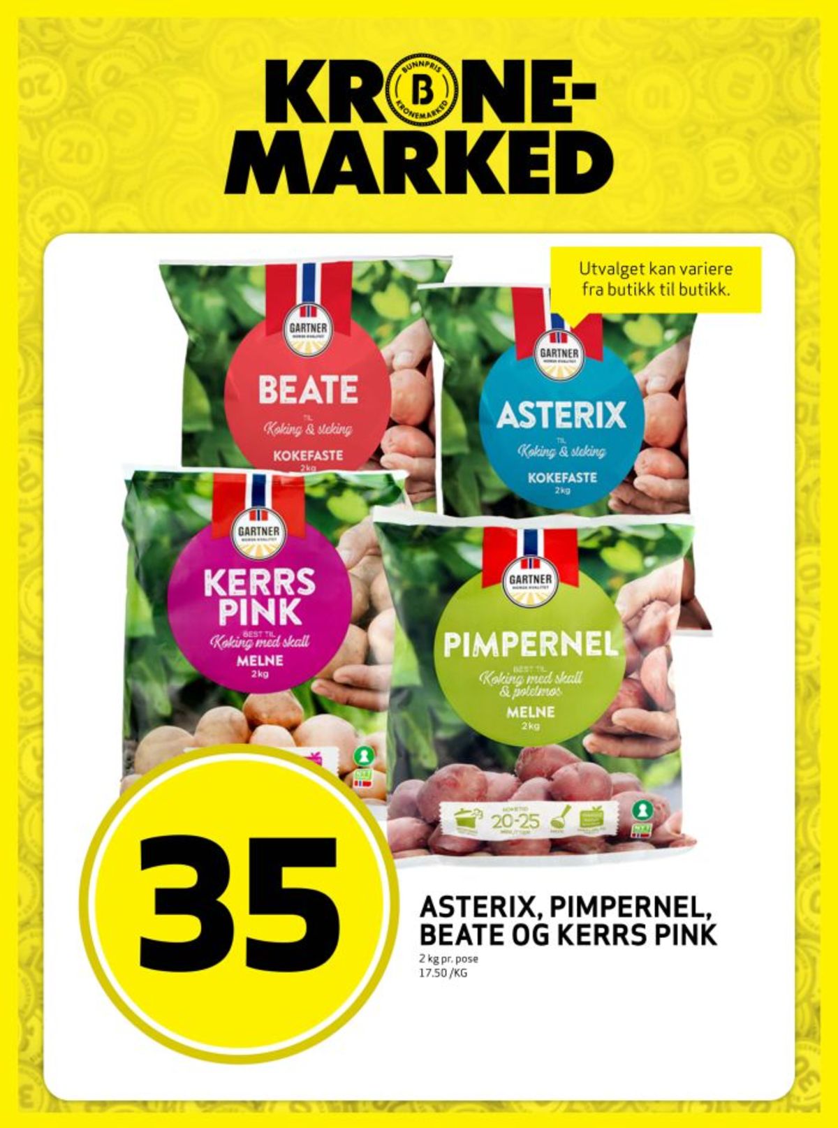 Se Bunnpris kundeavis for uke 3 på Tilbudsuken.no. Se gode tilbud på mange varer, f.eks. poteter gartner eller andre varer. Les kundeavisen her! Side 10