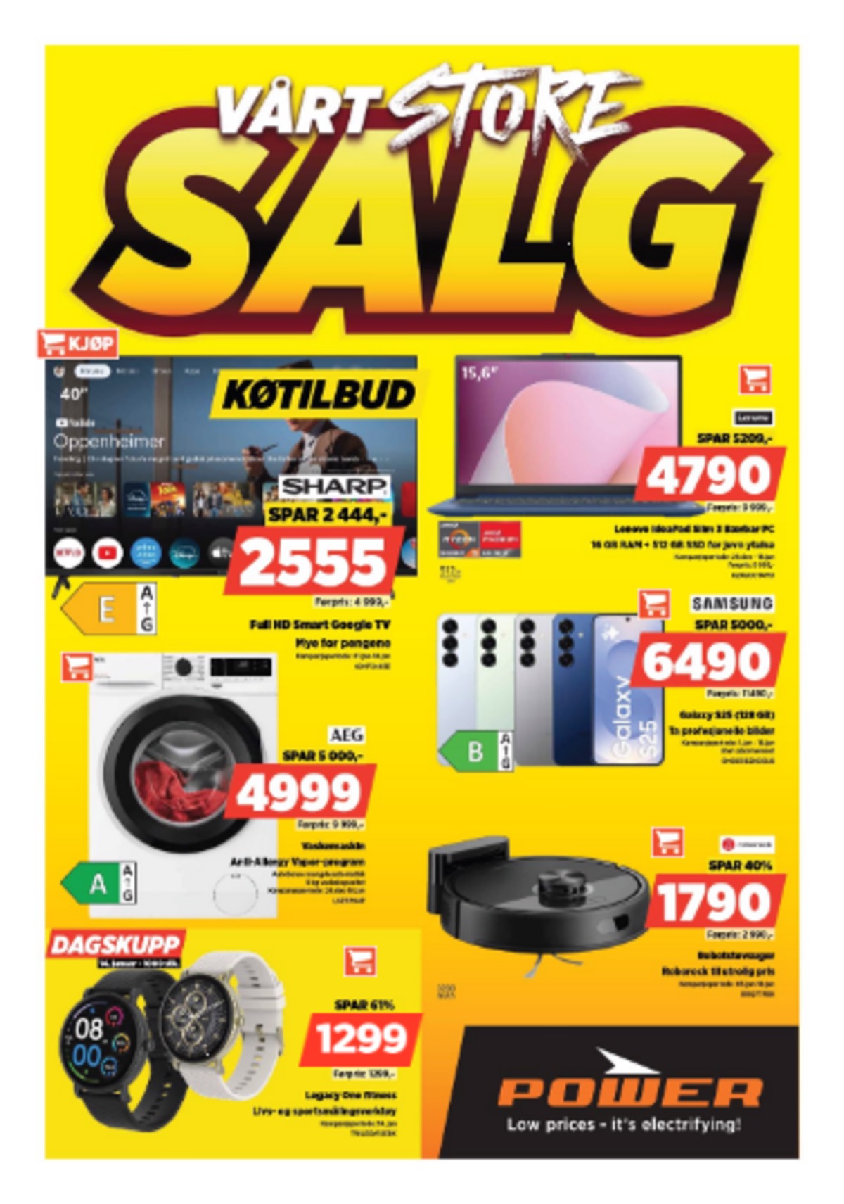Se Power kundeavis for uge 3 på Tilbudsuken.no. Se gode tilbud på mange varer. Les kundeavisen her! Side 1