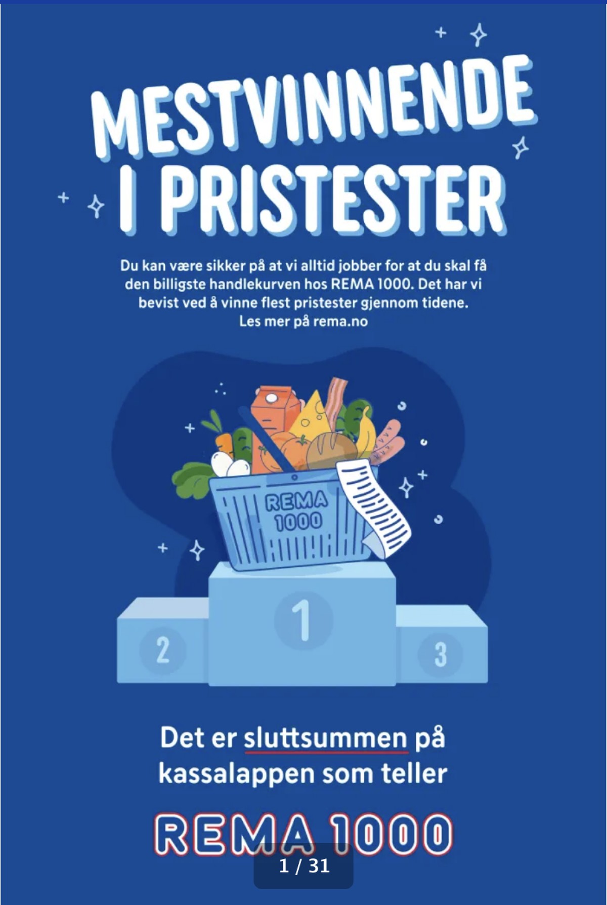 Se Rema 1000 kundeavis for uge 3 på Tilbudsuken.no. Se gode tilbud på mange varer. Les kundeavisen her! Side 1