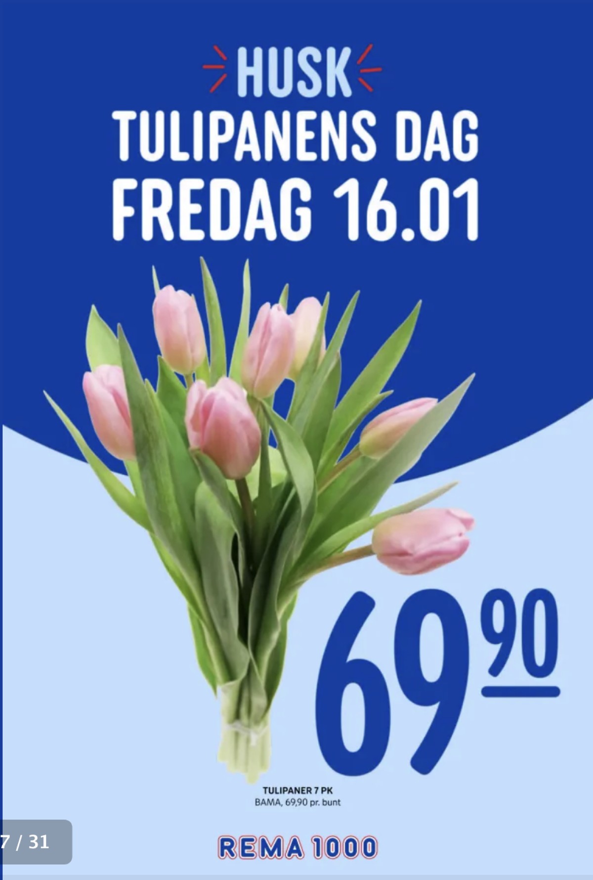 Se Rema 1000 kundeavis for uke 3 på Tilbudsuken.no. Se gode tilbud på mange varer, f.eks. bukett ukjent eller andre varer. Les kundeavisen her! Side 27