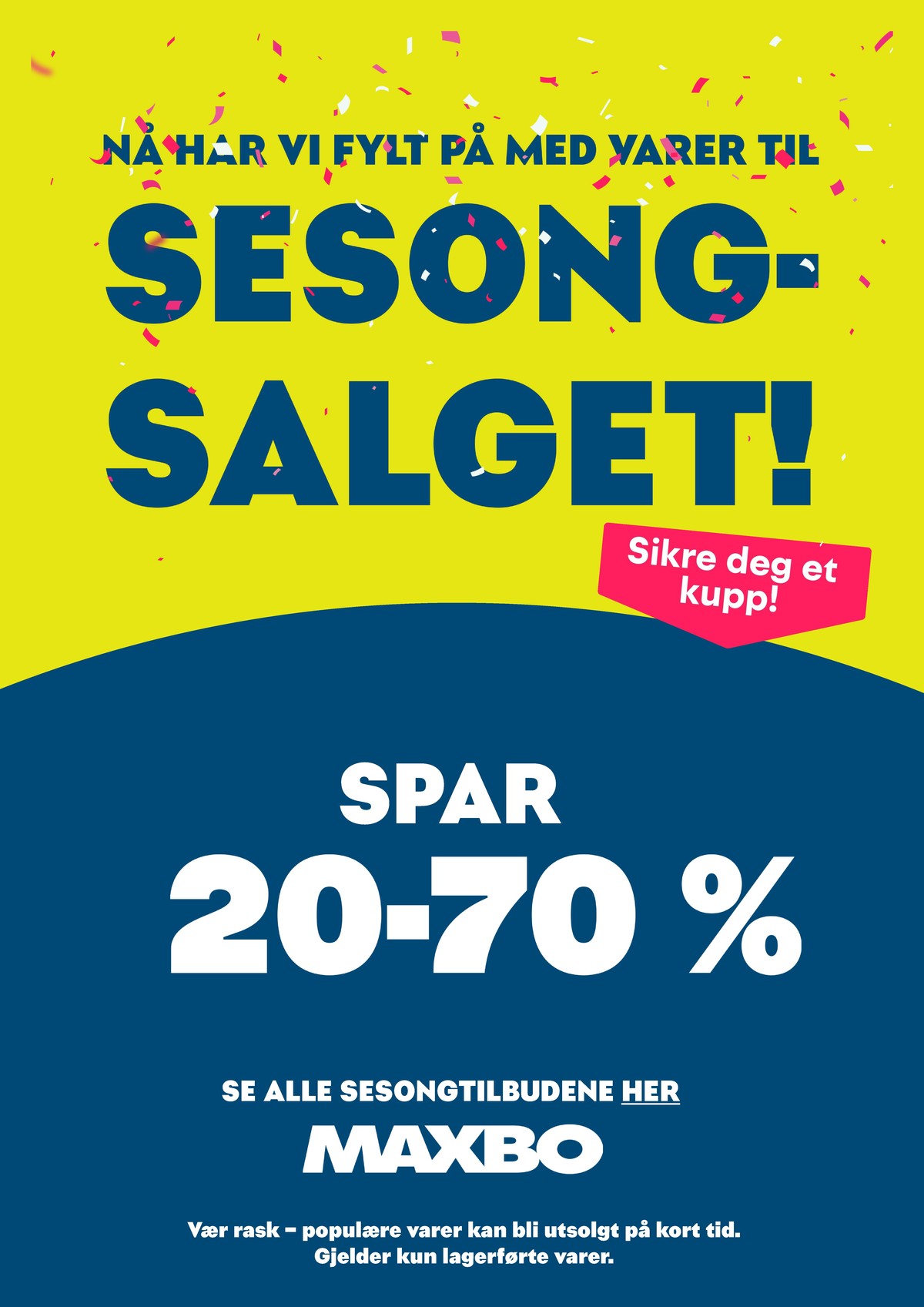 Se Maxbo kundeavis for uge 30 på Tilbudsuken.no. Se gode tilbud på mange varer. Les kundeavisen her! Side 8