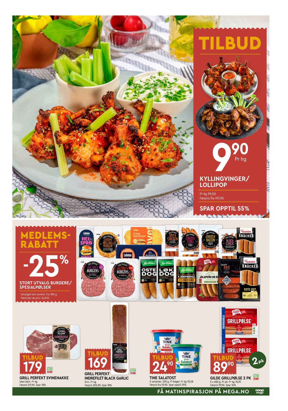 Se Coop Mega kundeavis for uke 30 på Tilbudsuken.no. Se gode tilbud på mange varer, f.eks. delikatesse coop eller fiskeburger coop. Les kundeavisen her! Side 3