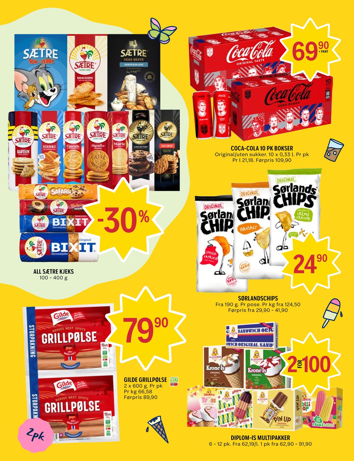 Se Coop Prix kundeavis for uke 30 på Tilbudsuken.no. Se gode tilbud på mange varer, f.eks. coca cola zero 10 pk. coca-cola zero eller coca cola 10 pk. coca-cola. Les kundeavisen her! Side 8