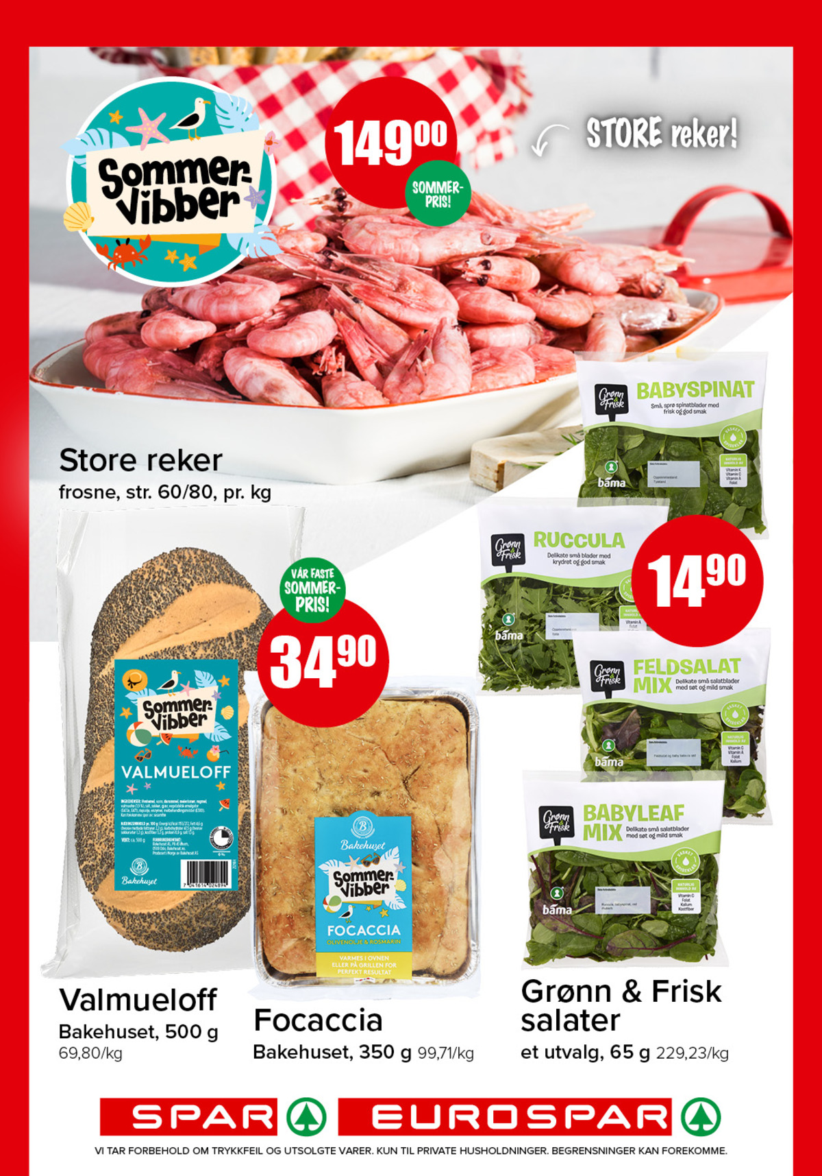 Se Spar - Eurospar kundeavis for uke 30 på Tilbudsuken.no. Se gode tilbud på mange varer, f.eks. reker ukjent eller salat grønn og frisk. Les kundeavisen her! Side 7