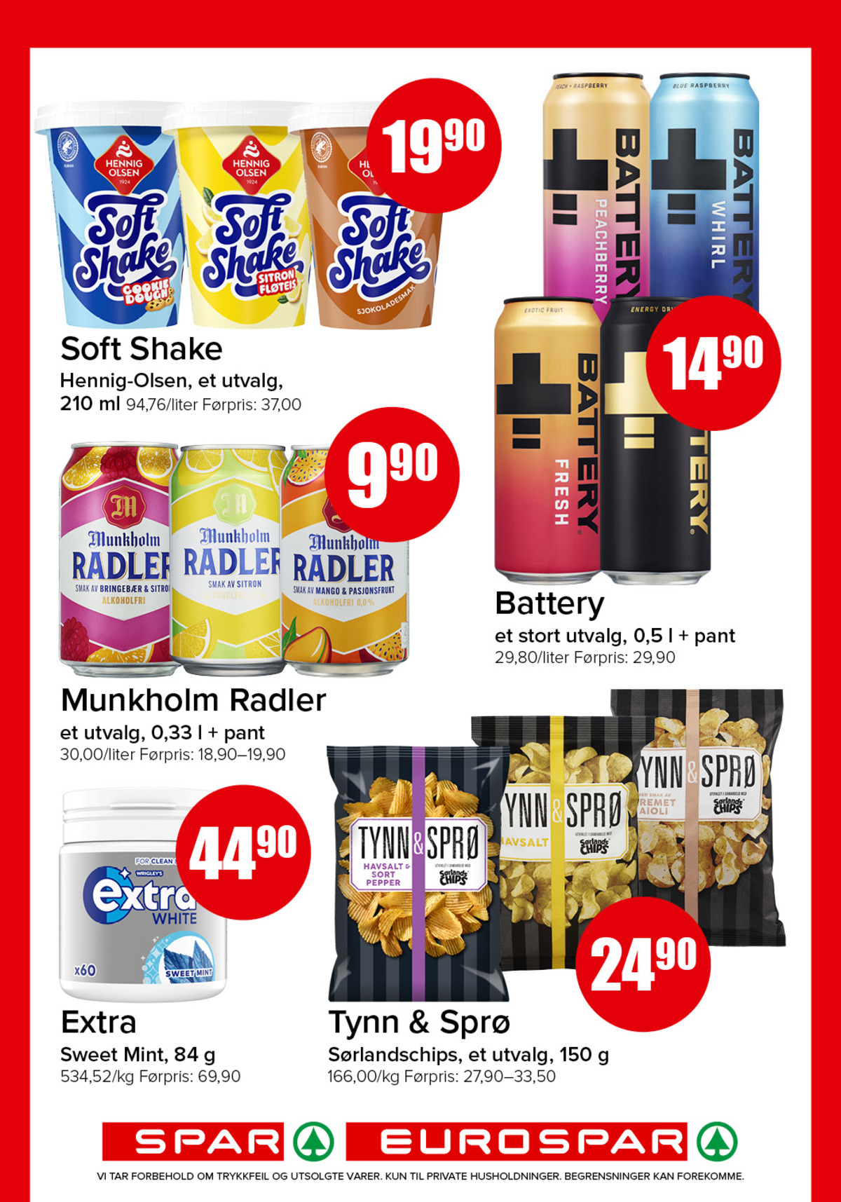 Se Spar - Eurospar kundeavis for uke 30 på Tilbudsuken.no. Se gode tilbud på mange varer, f.eks. soft shake sitron soft shake eller soft shake sjokoladesmak soft shake. Les kundeavisen her! Side 10