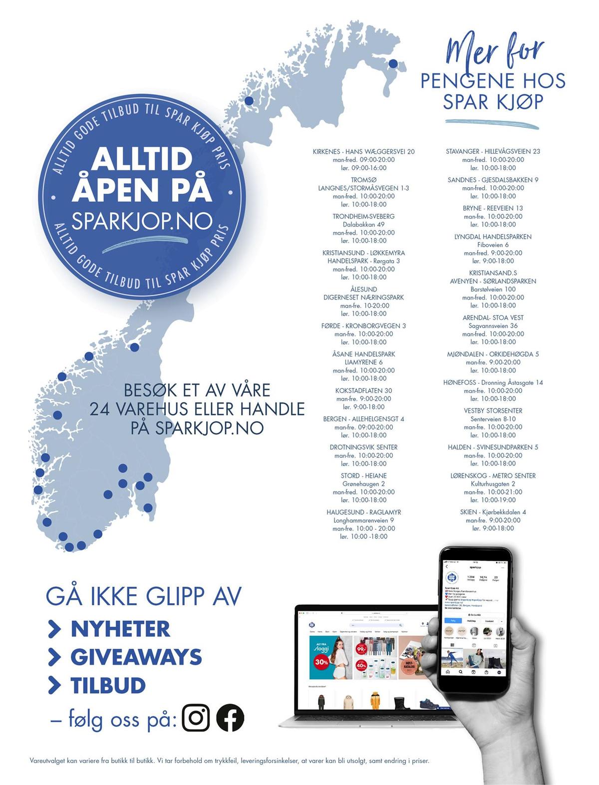 Se Sparkjøp kundeavis for uge 30 på Tilbudsuken.no. Se gode tilbud på mange varer. Les kundeavisen her! Side 18
