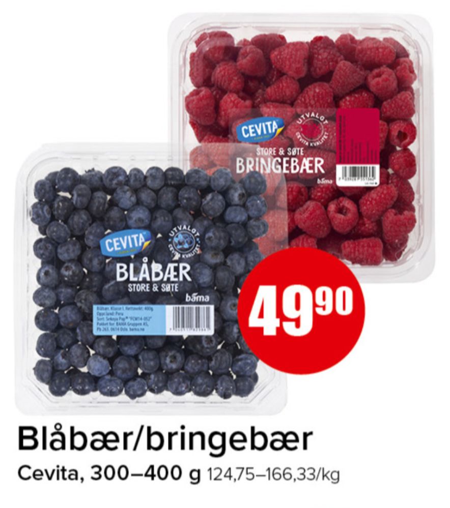 Cevita, Blåbær