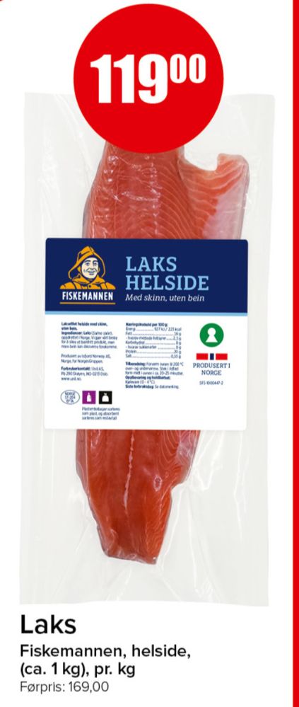 Fiskemannen, Laks