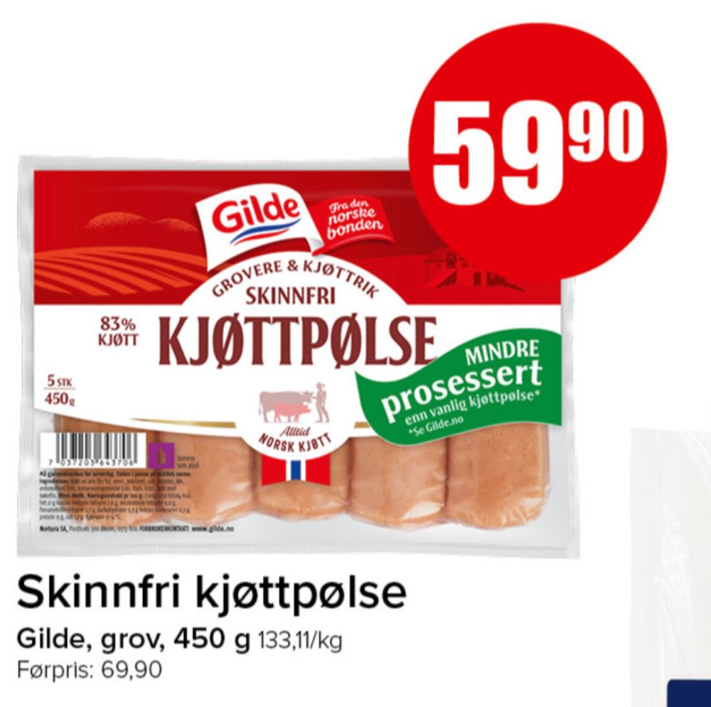 Gilde, Kjøttpølser