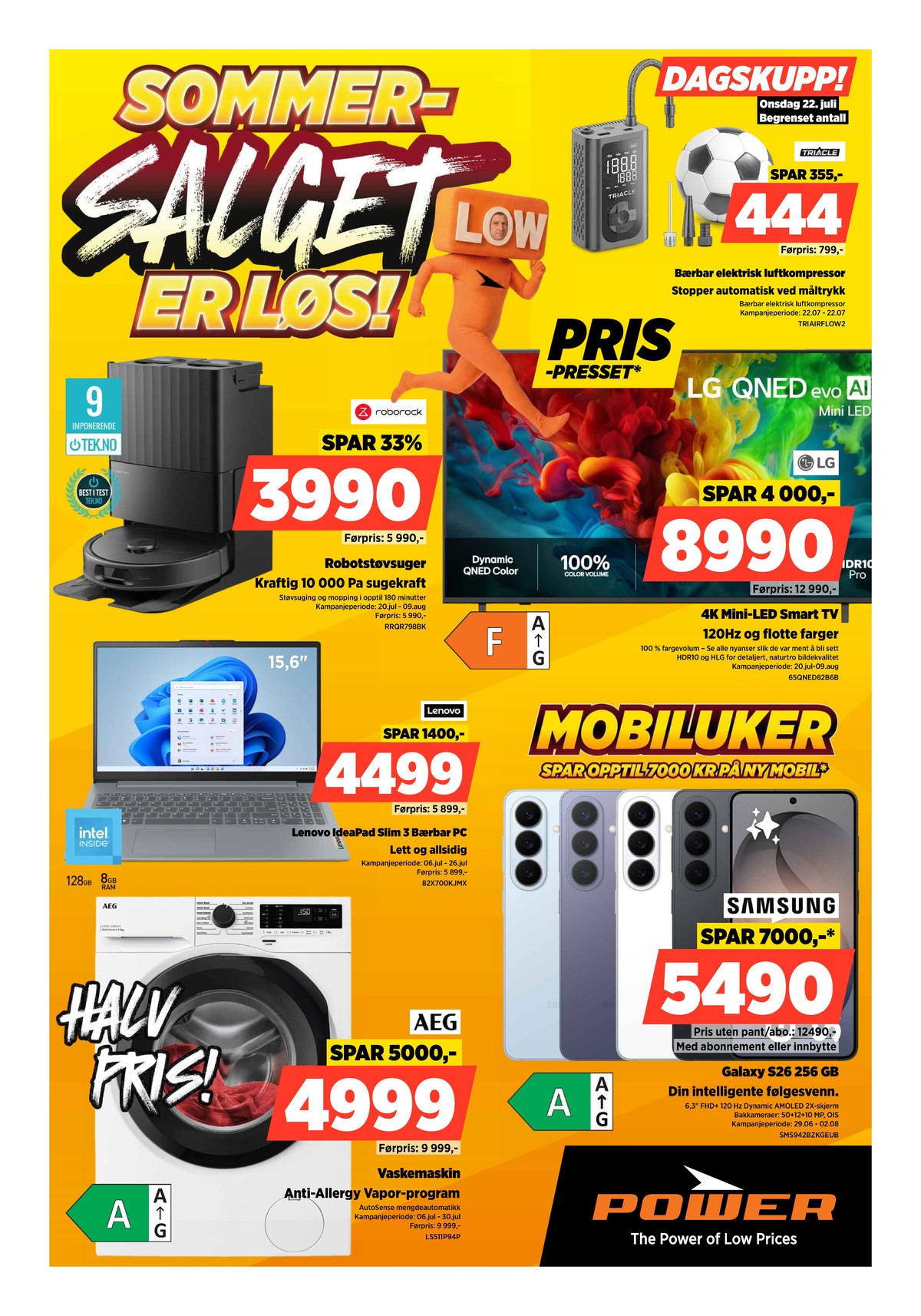 Se Power kundeavis for uge 31 på Tilbudsuken.no. Se gode tilbud på mange varer. Les kundeavisen her! Side 1