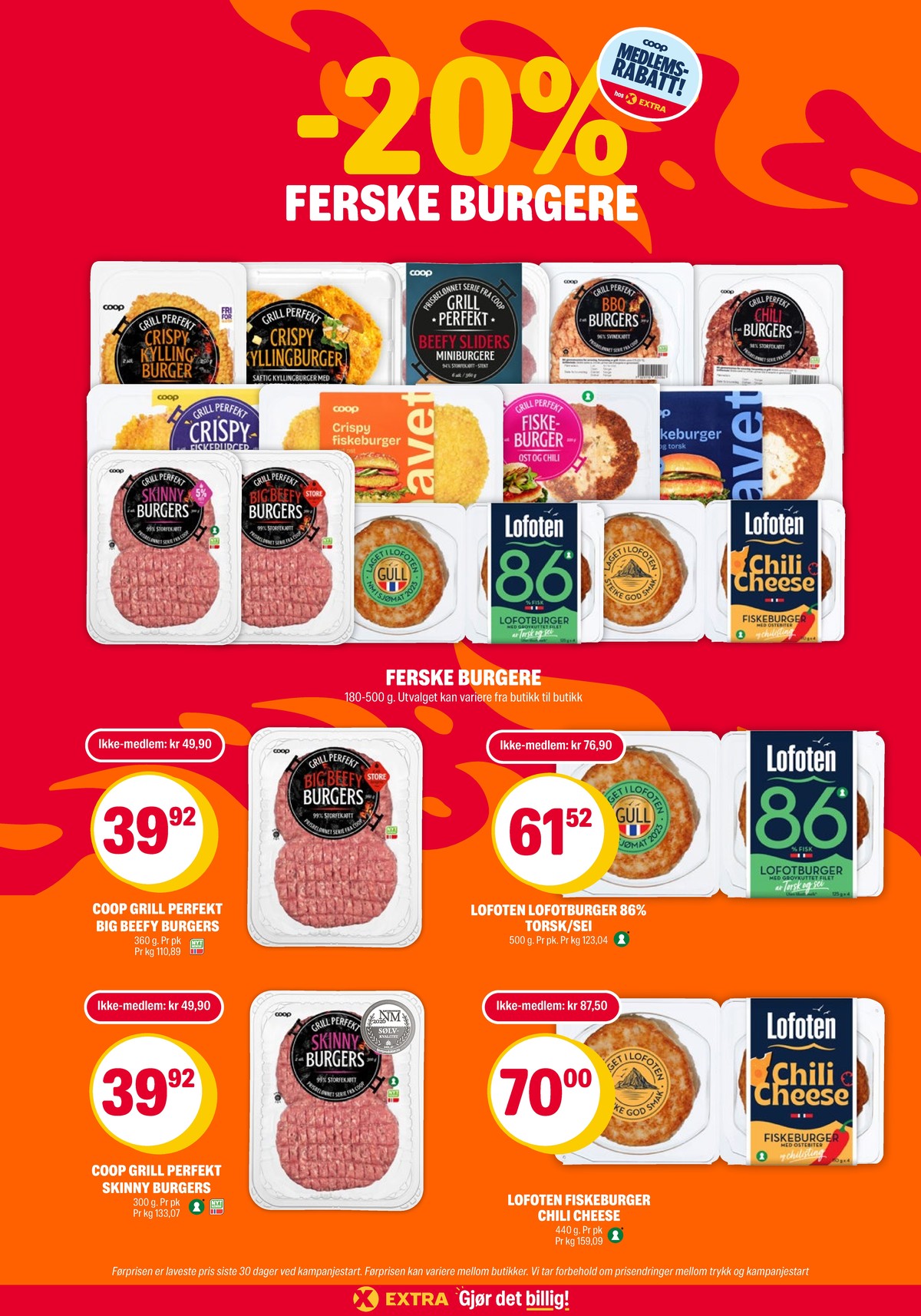 Se Coop Extra kundeavis for uke 31 på Tilbudsuken.no. Se gode tilbud på mange varer, f.eks. hamburger coop eller fiskeburger lofoten. Les kundeavisen her! Side 11