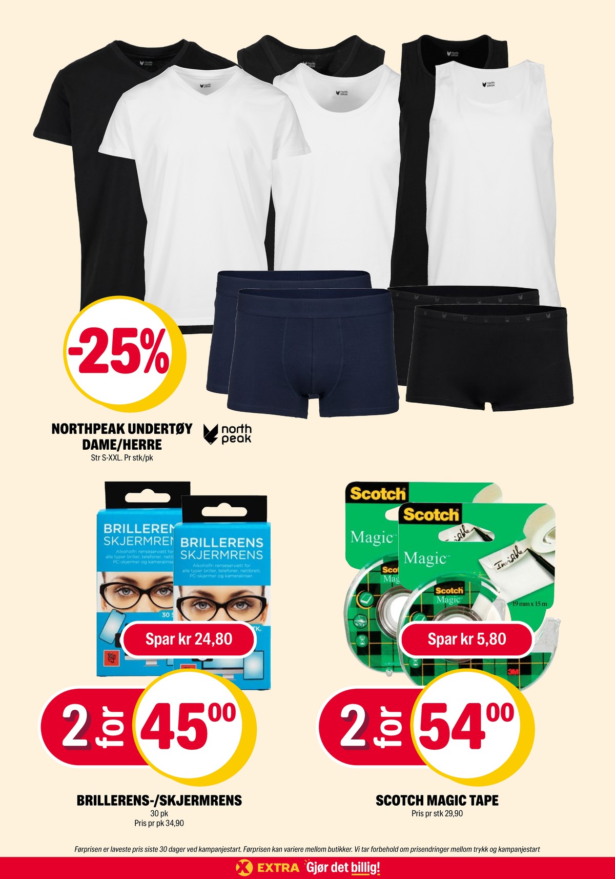 Se Coop Extra kundeavis for uke 31 på Tilbudsuken.no. Se gode tilbud på mange varer, f.eks. undertøy northpeak eller brillerens ukjent. Les kundeavisen her! Side 24