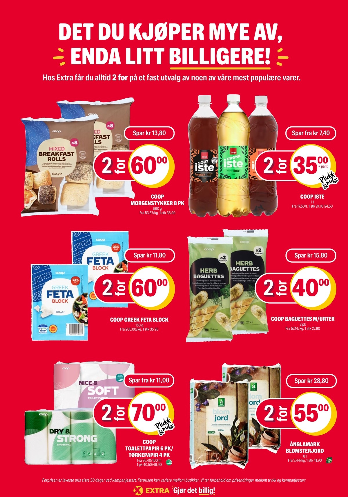 Se Coop Extra kundeavis for uke 31 på Tilbudsuken.no. Se gode tilbud på mange varer, f.eks. morgenstykker coop eller iste coop. Les kundeavisen her! Side 30