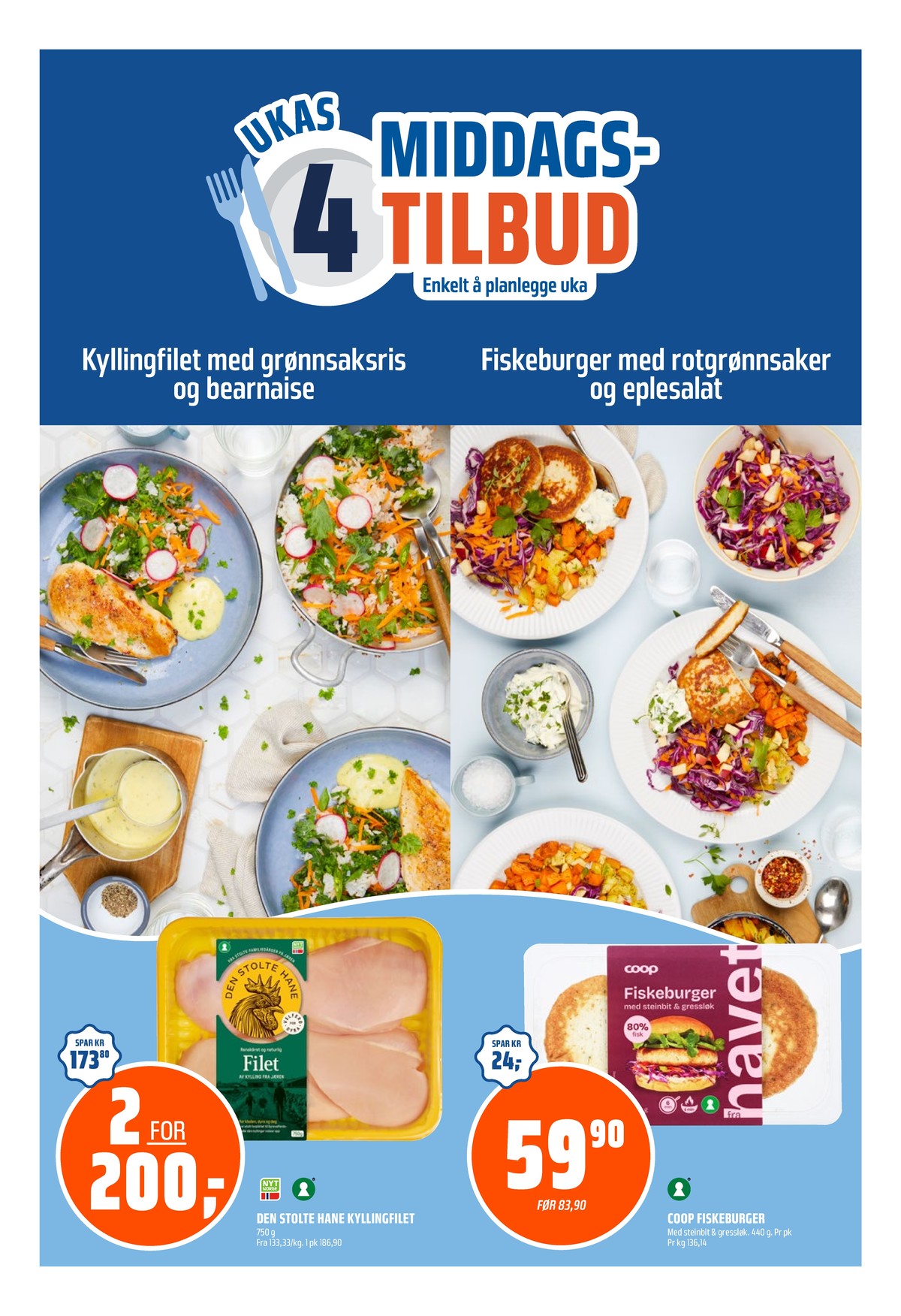 Se Coop Obs kundeavis for uke 31 på Tilbudsuken.no. Se gode tilbud på mange varer, f.eks. kyllingfilet den stolte hane eller fiskeburger coop. Les kundeavisen her! Side 11