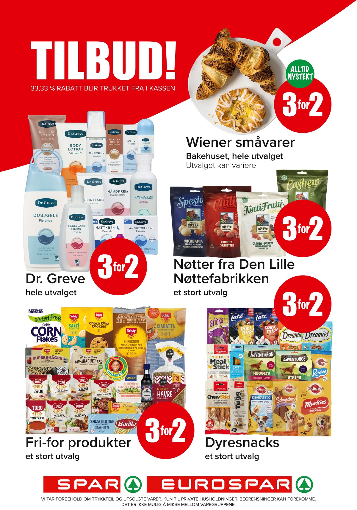 Se Spar - Eurospar kundeavis for uke 31 på Tilbudsuken.no. Se gode tilbud på mange varer, f.eks. intimvask dr greve eller bodylotion dr greve. Les kundeavisen her! Side 20