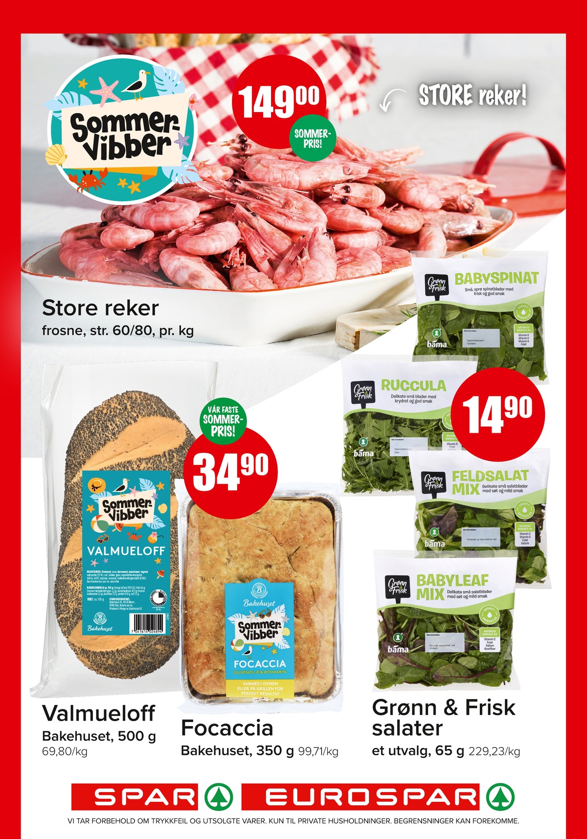 Se Spar - Eurospar kundeavis for uke 31 på Tilbudsuken.no. Se gode tilbud på mange varer, f.eks. reker ukjent eller salat grønn og frisk. Les kundeavisen her! Side 7