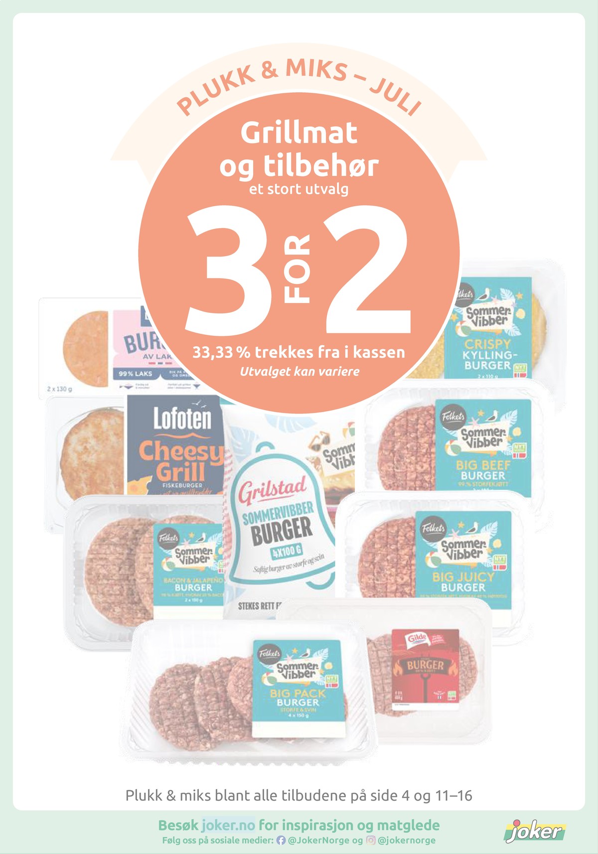 Se Joker kundeavis for uge 31 på Tilbudsuken.no. Se gode tilbud på mange varer. Les kundeavisen her! Side 12