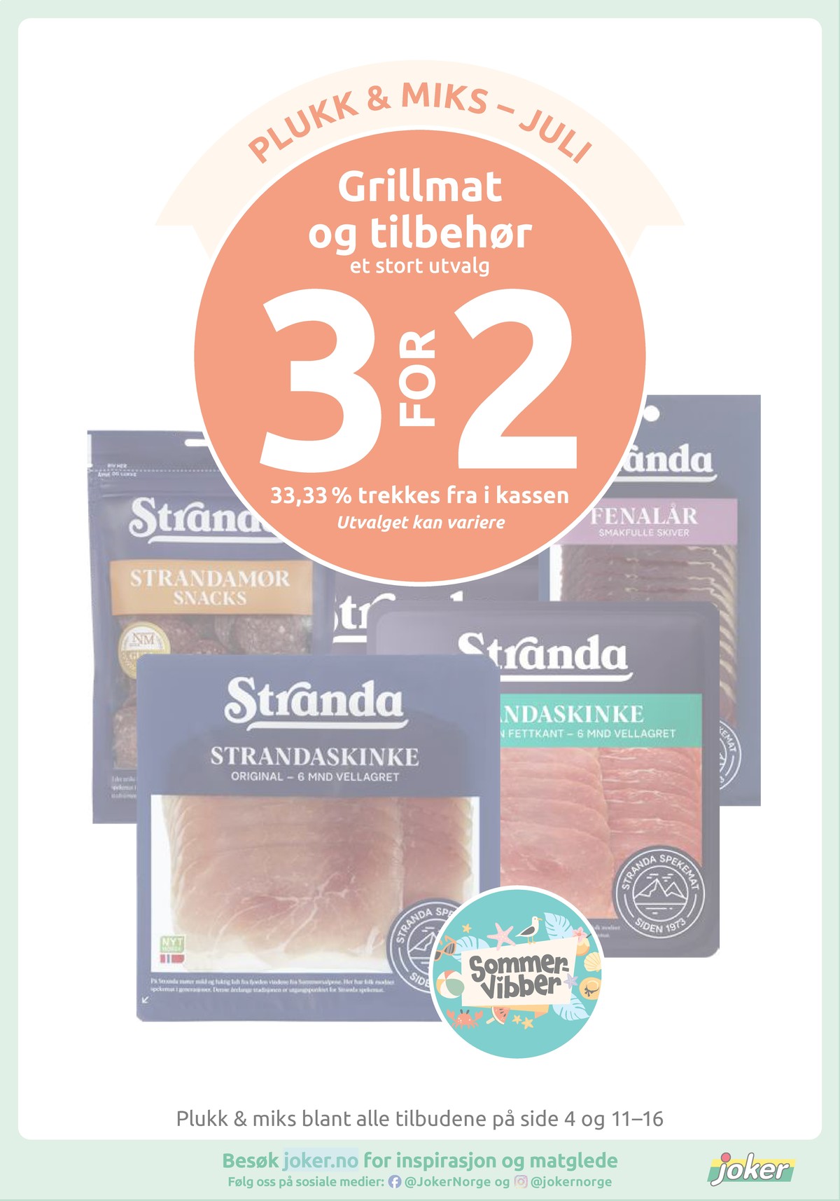 Se Joker kundeavis for uge 31 på Tilbudsuken.no. Se gode tilbud på mange varer. Les kundeavisen her! Side 14