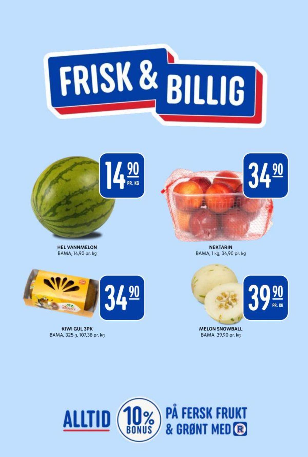 Se Rema 1000 kundeavis for uge 31 på Tilbudsuken.no. Se gode tilbud på mange varer. Les kundeavisen her! Side 9