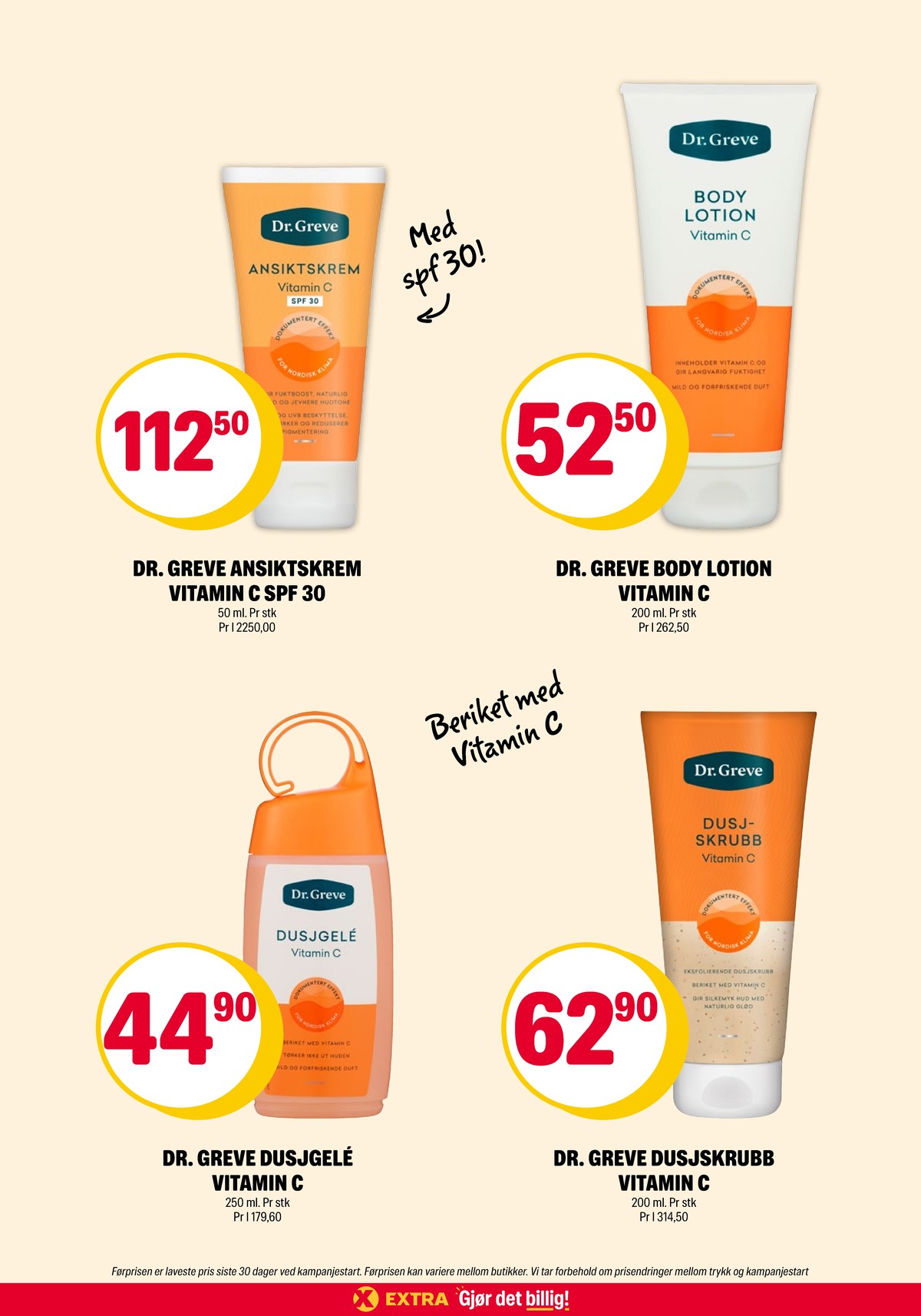 Se Coop Extra kundeavis for uke 32 på Tilbudsuken.no. Se gode tilbud på mange varer, f.eks. krem dr greve eller bodylotion dr greve. Les kundeavisen her! Side 21