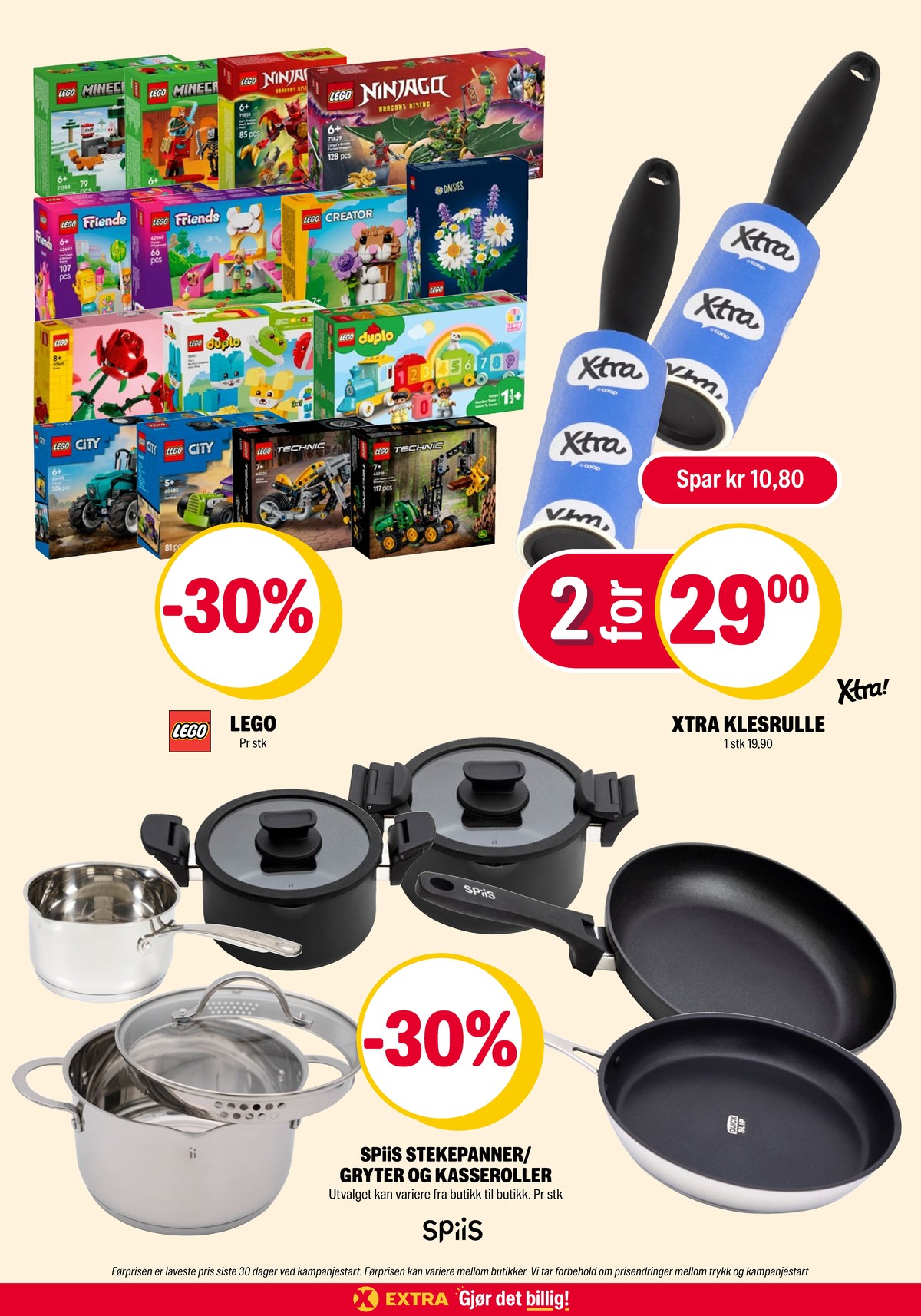 Se Coop Extra kundeavis for uke 32 på Tilbudsuken.no. Se gode tilbud på mange varer, f.eks. byggesett lego eller klesrull xtra. Les kundeavisen her! Side 23