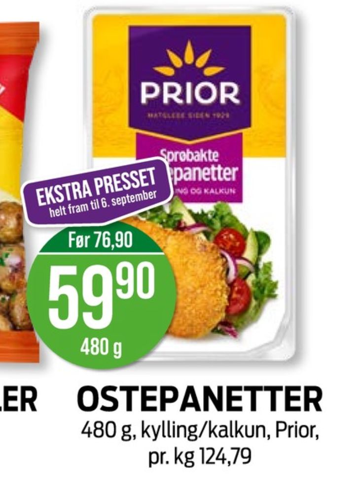 Prior, Ostepanetter