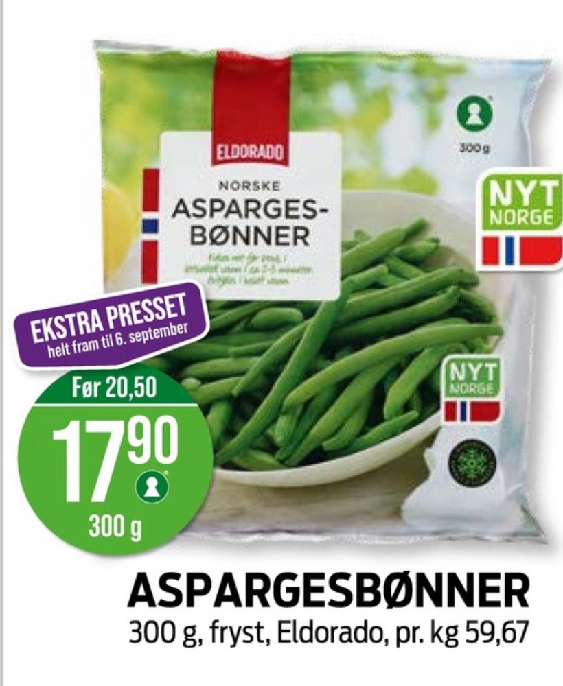Eldorado, Aspargesbønner
