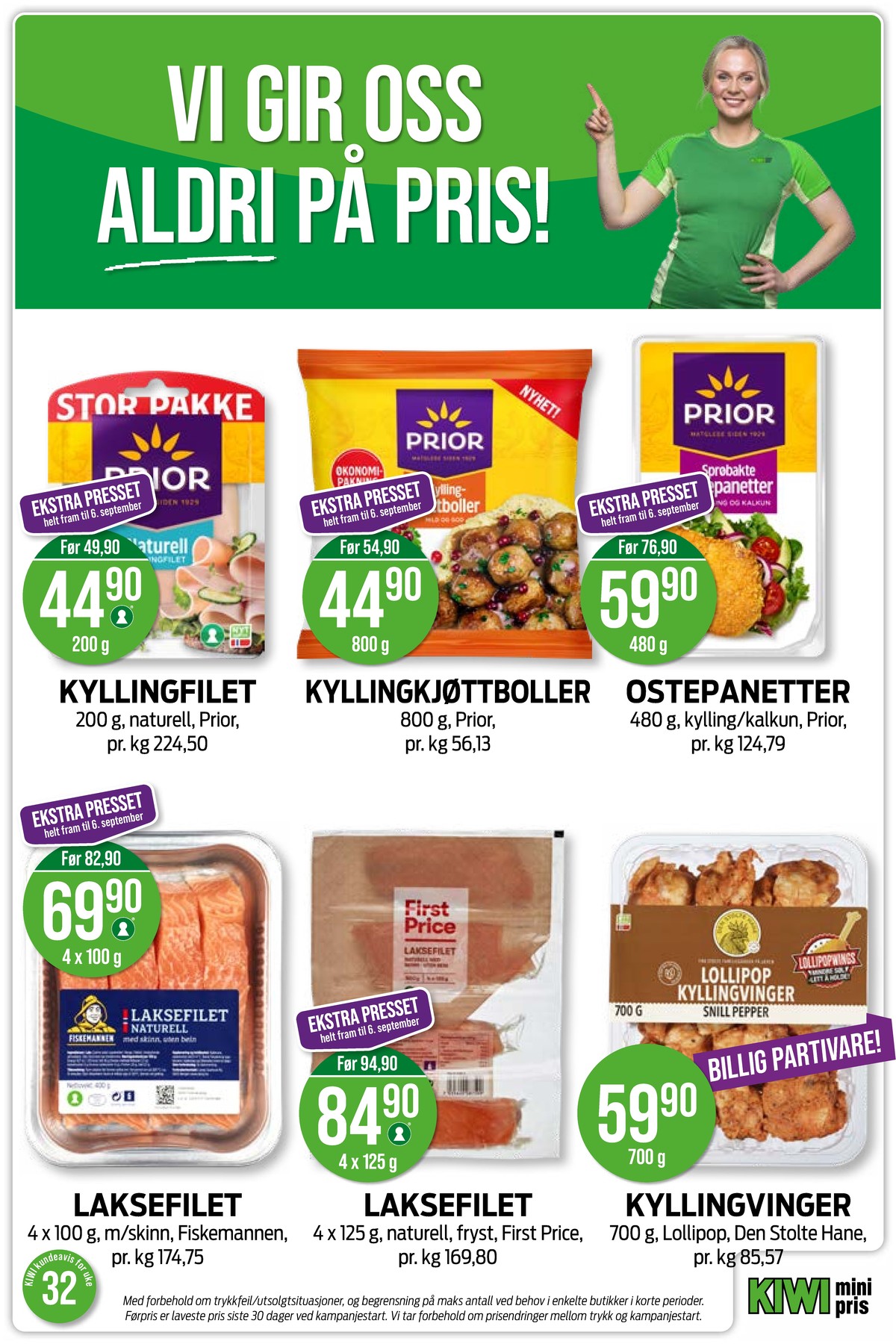Se Kiwi kundeavis for uge 32 på Tilbudsuken.no. Se gode tilbud på mange varer. Les kundeavisen her! Side 7
