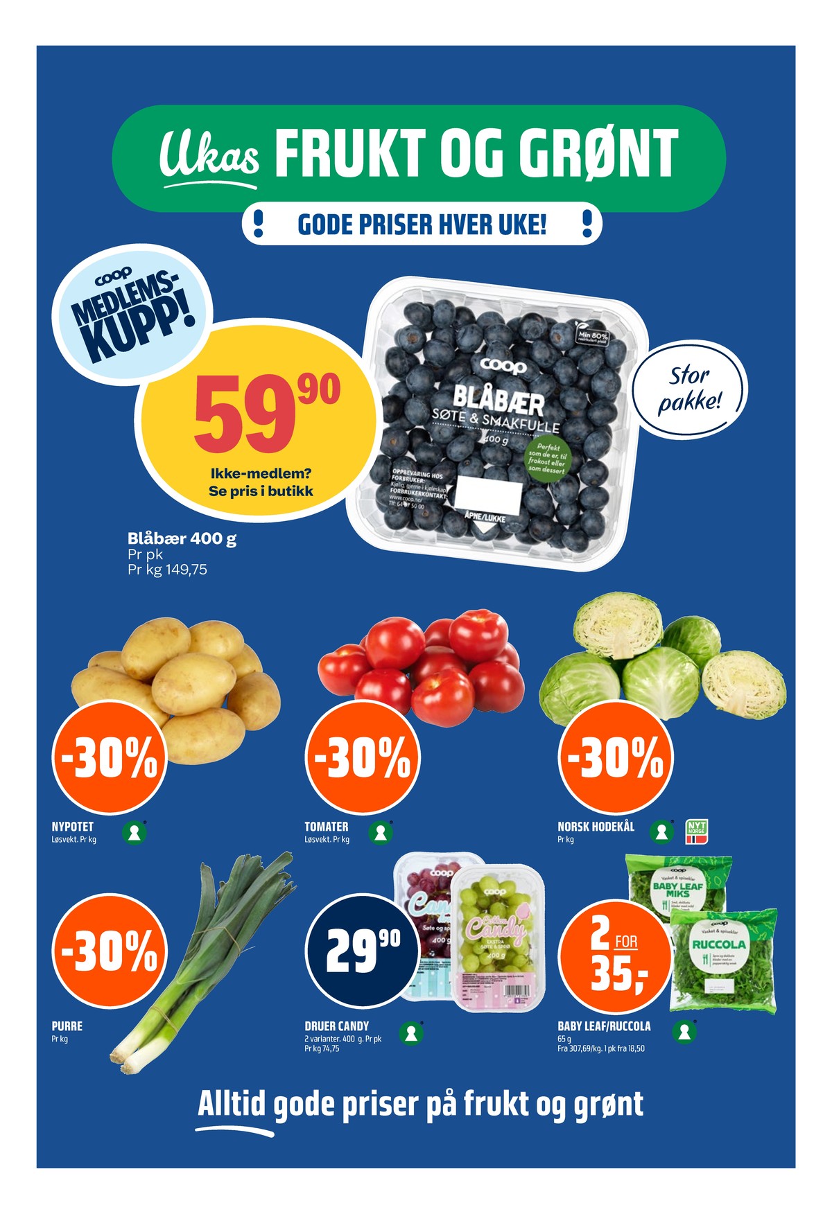 Se Coop Obs kundeavis for uge 32 på Tilbudsuken.no. Se gode tilbud på mange varer. Les kundeavisen her! Side 6